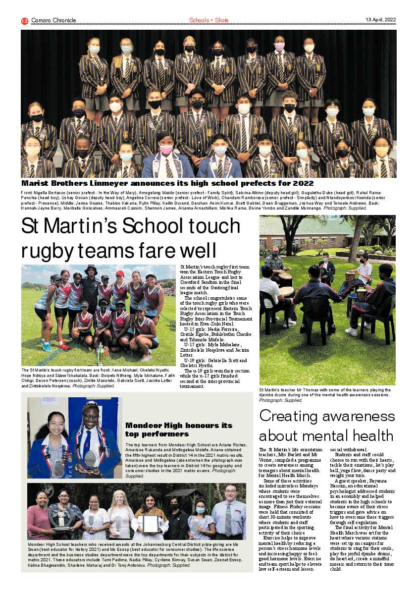 Comaro Chronicle 13 April 2022 page 14