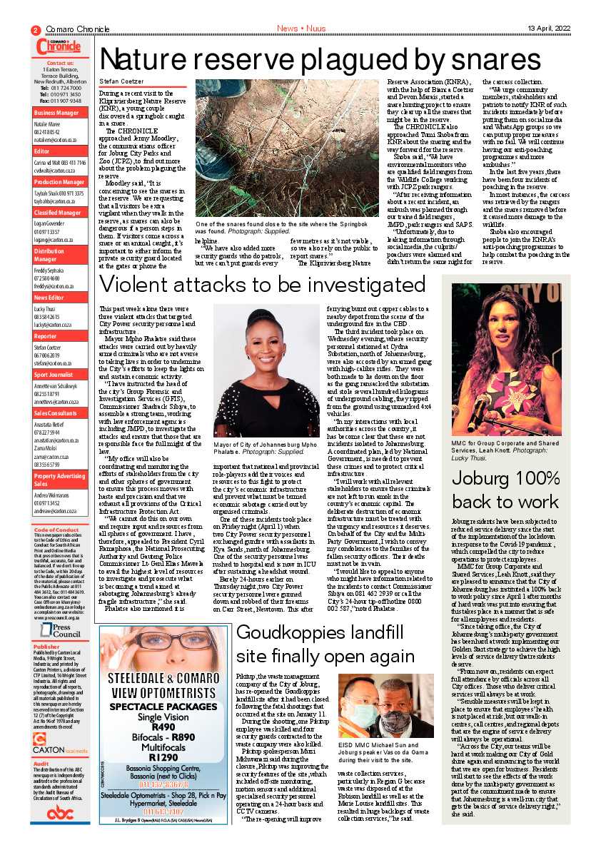 Comaro Chronicle 13 April 2022 page 4