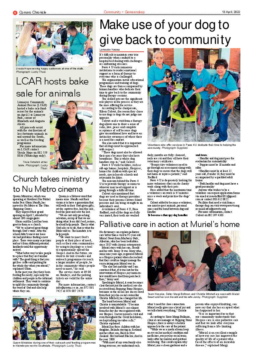 Comaro Chronicle 13 April 2022 page 6