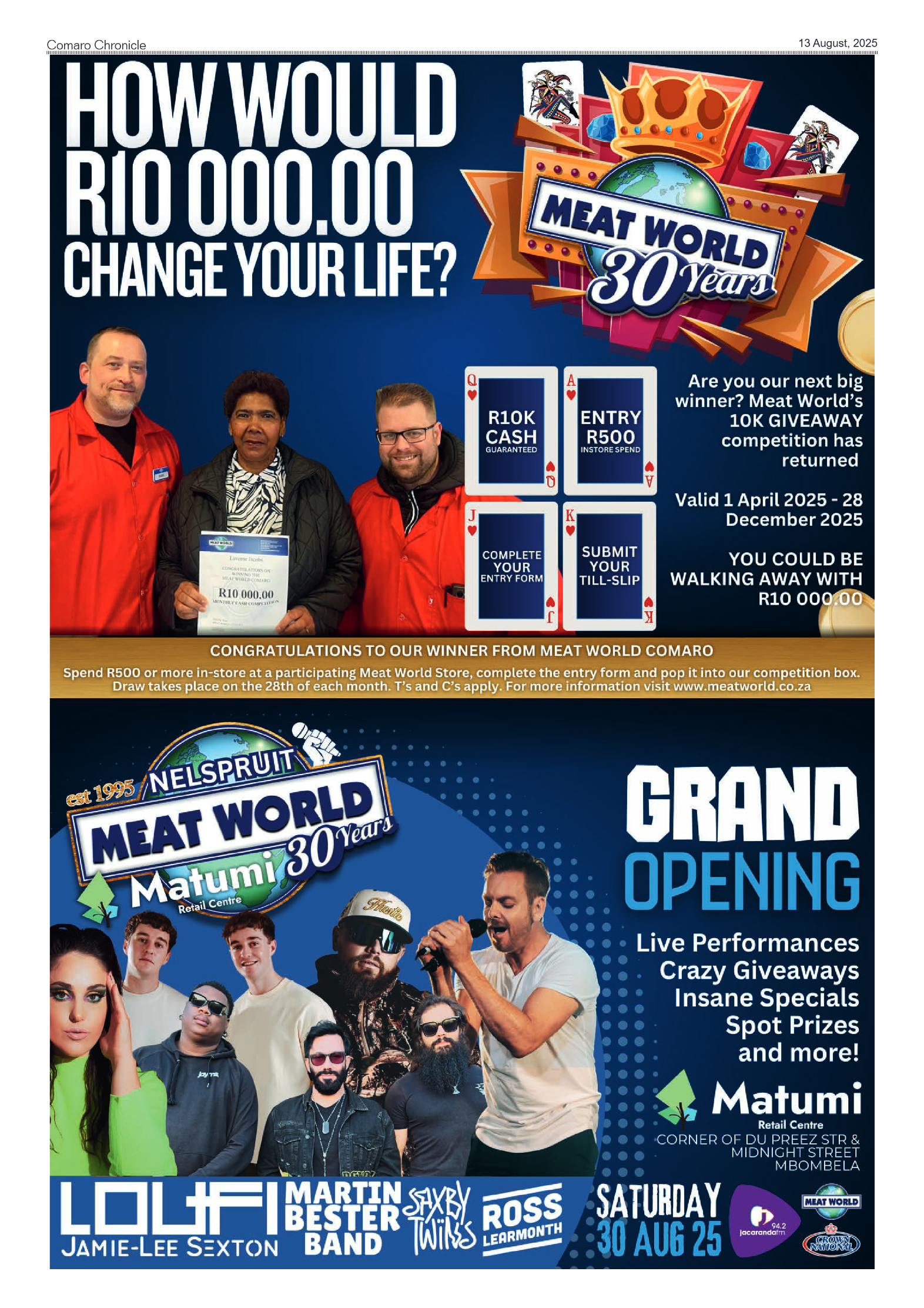 Comaro Chronicle 13 August 2025 page 12