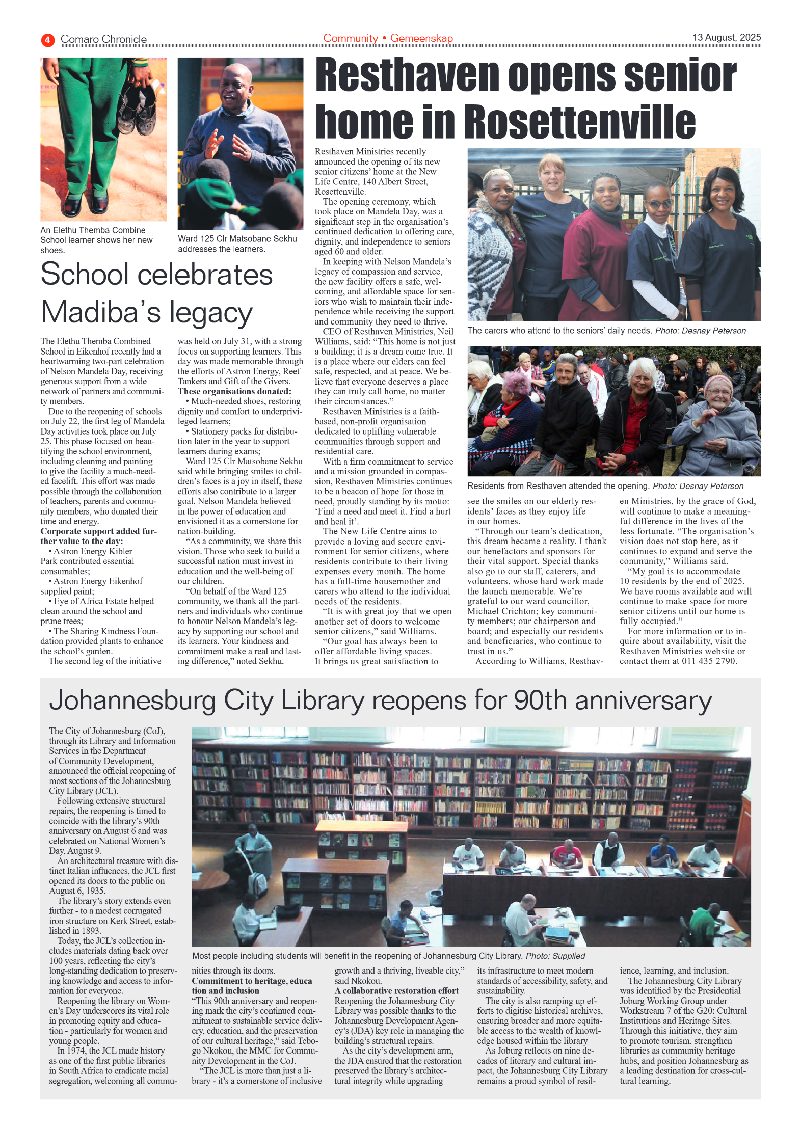 Comaro Chronicle 13 August 2025 page 6