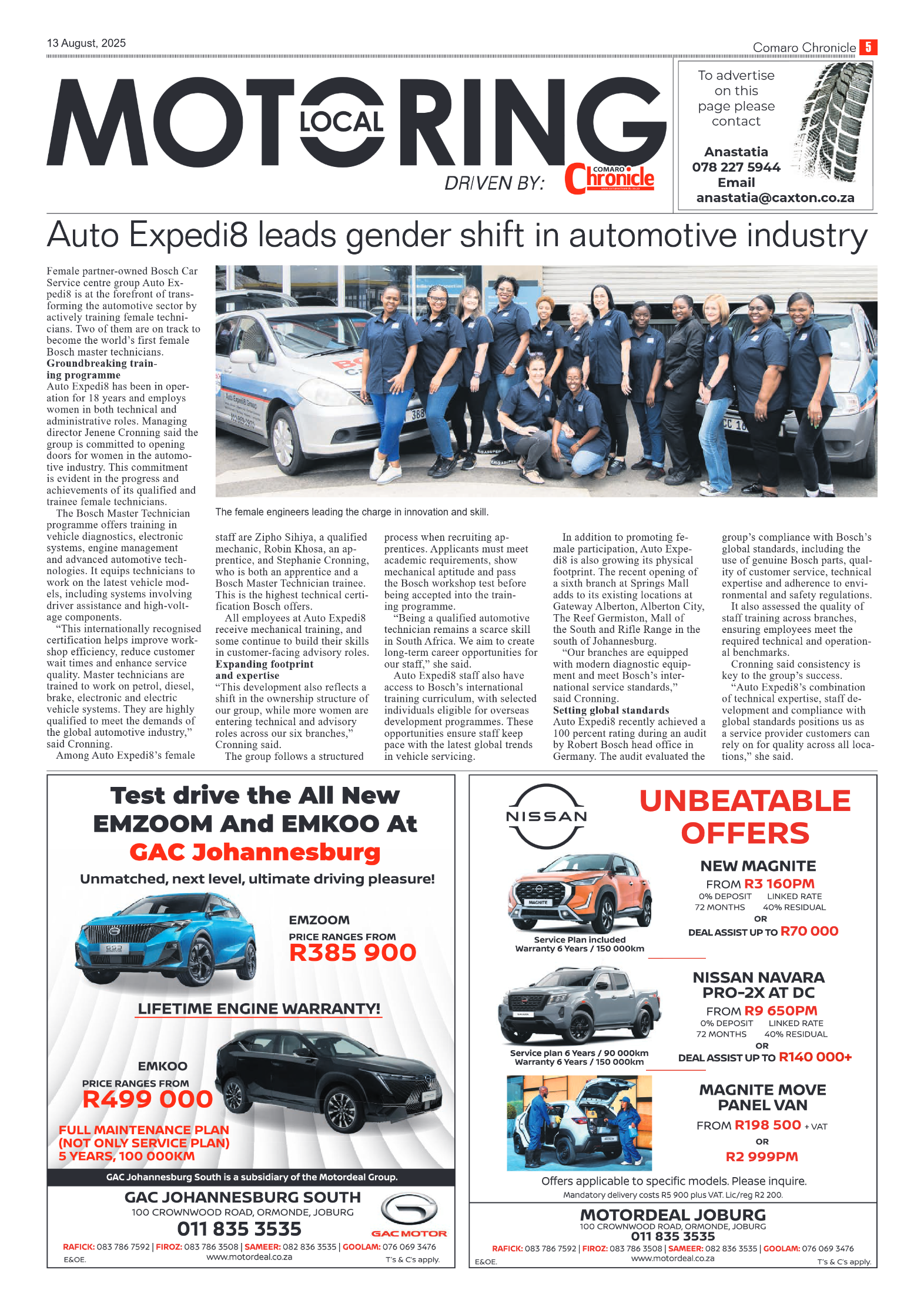 Comaro Chronicle 13 August 2025 page 7