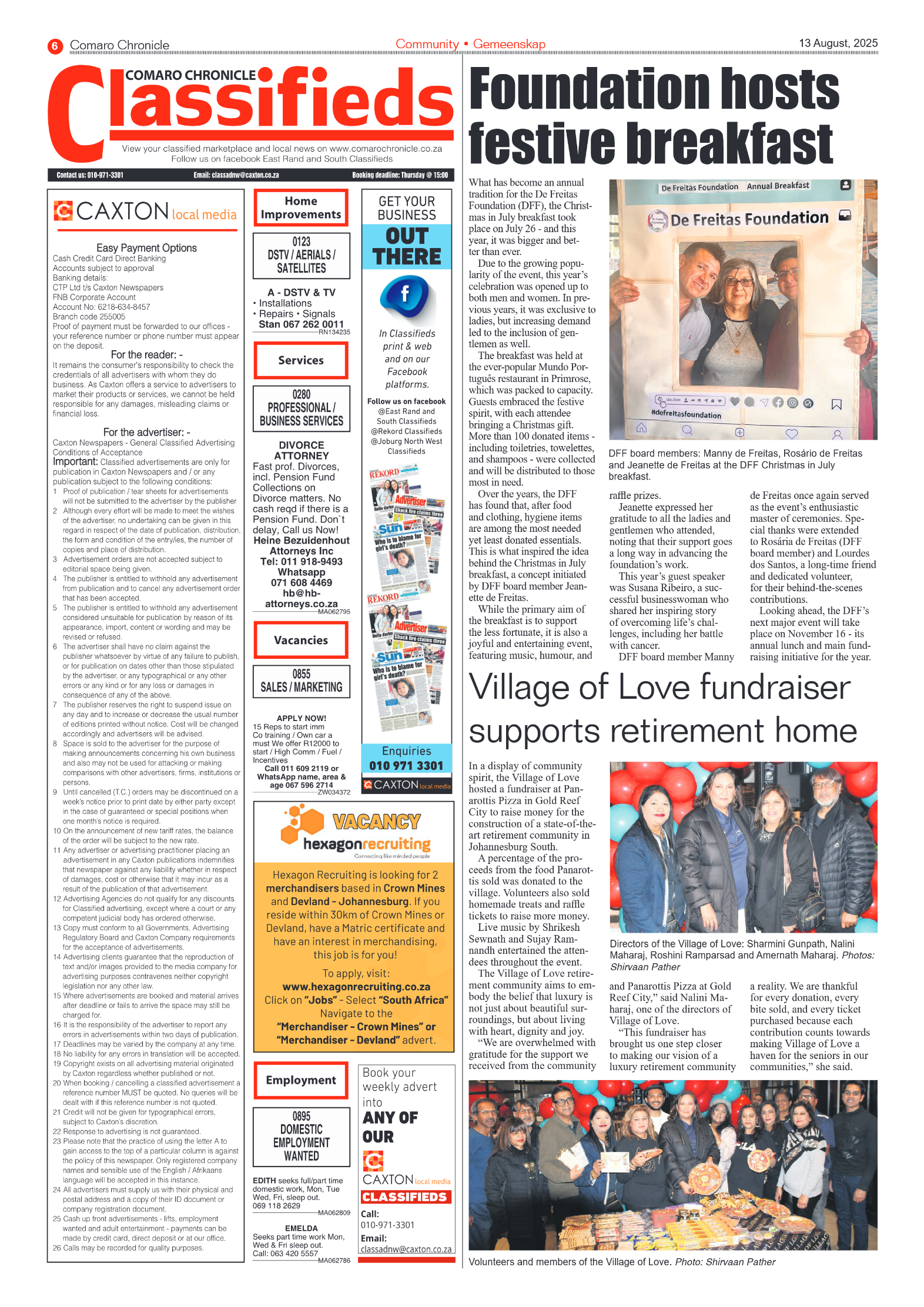 Comaro Chronicle 13 August 2025 page 8