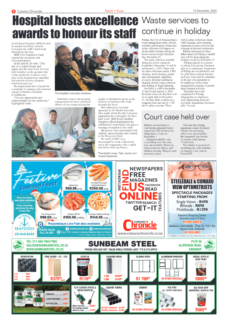 Comaro Chronicle 13 December 2023 page 2