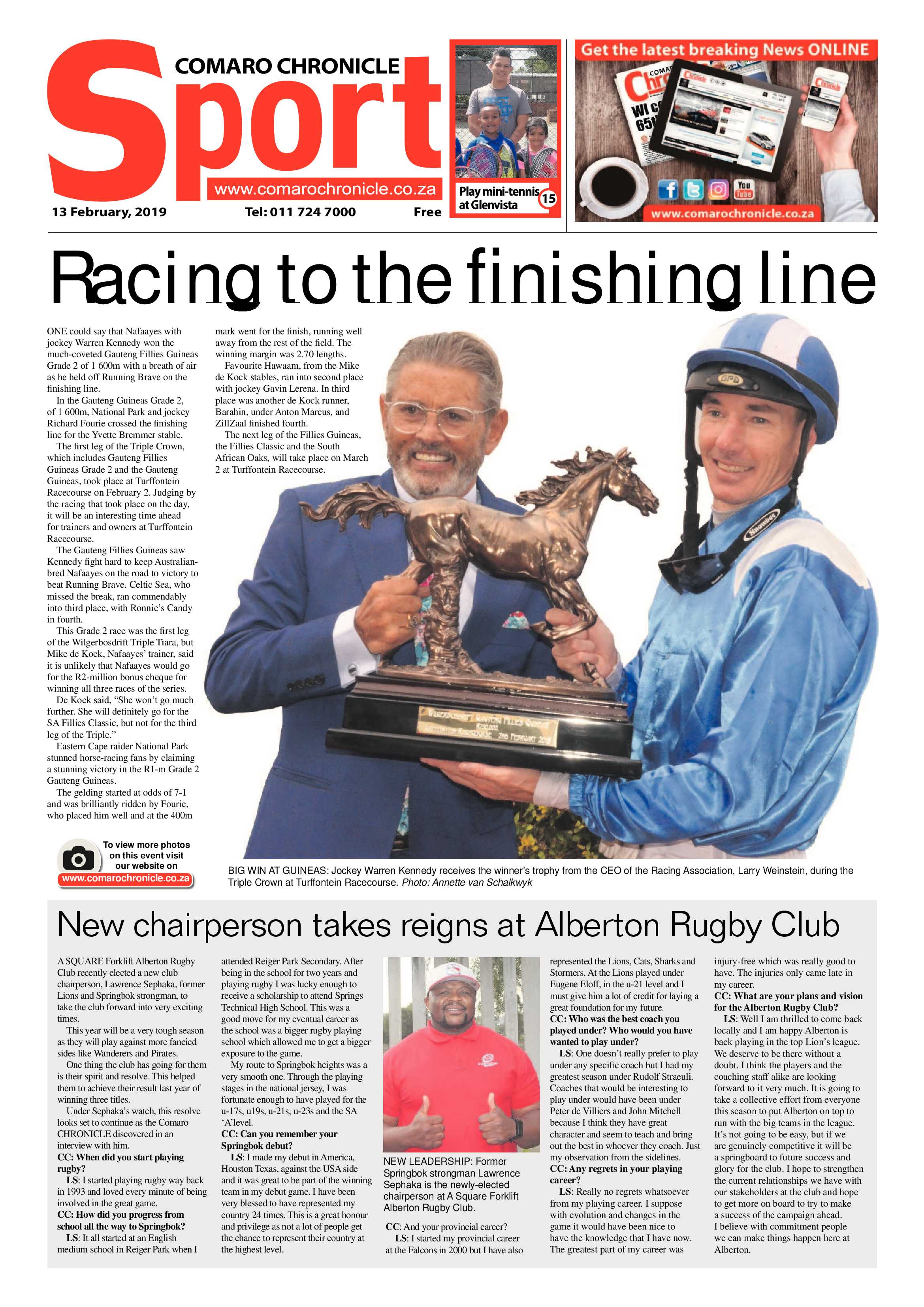 Comaro Chronicle 13 February 2019 page 16