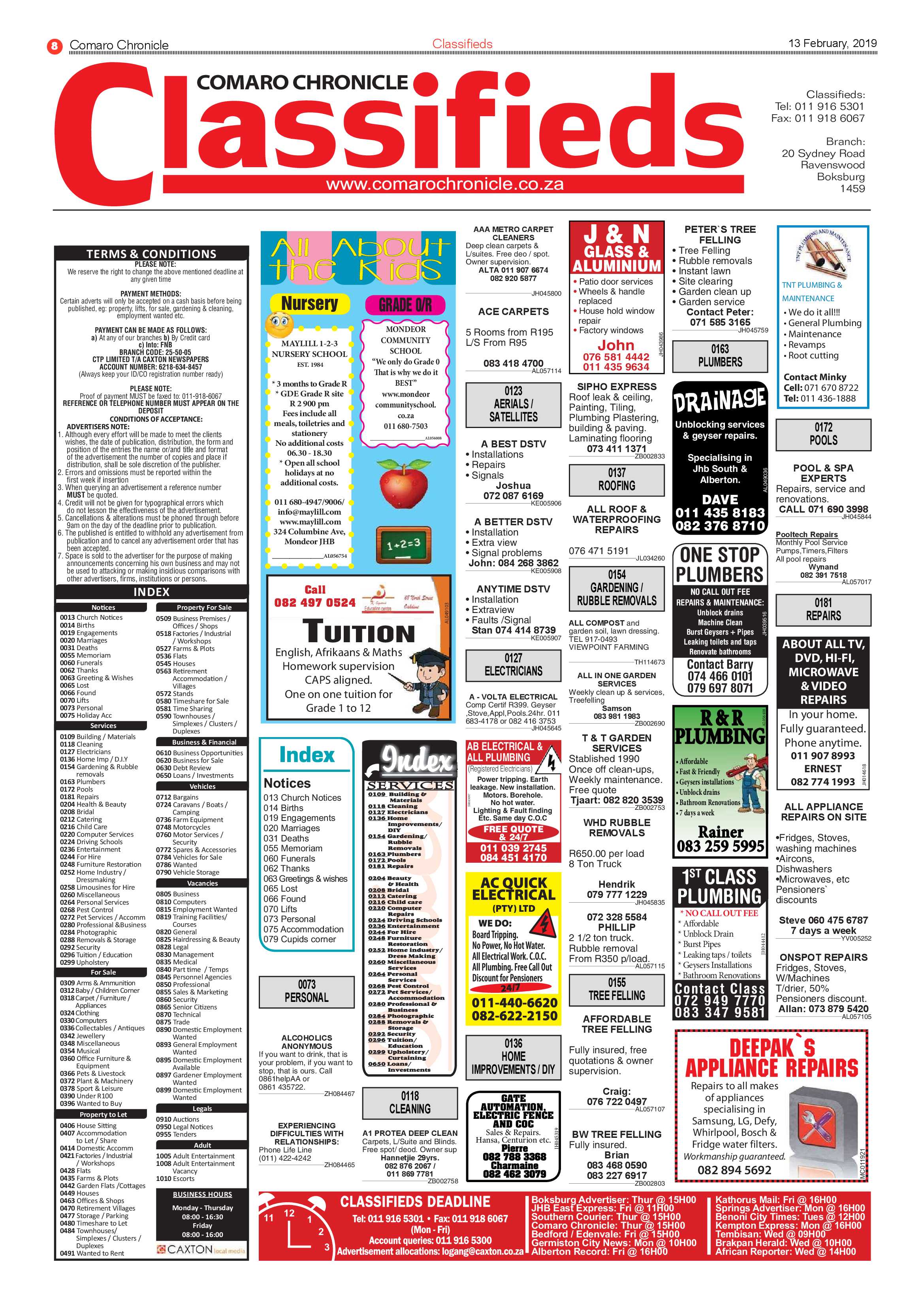 Comaro Chronicle 13 February 2019 page 8