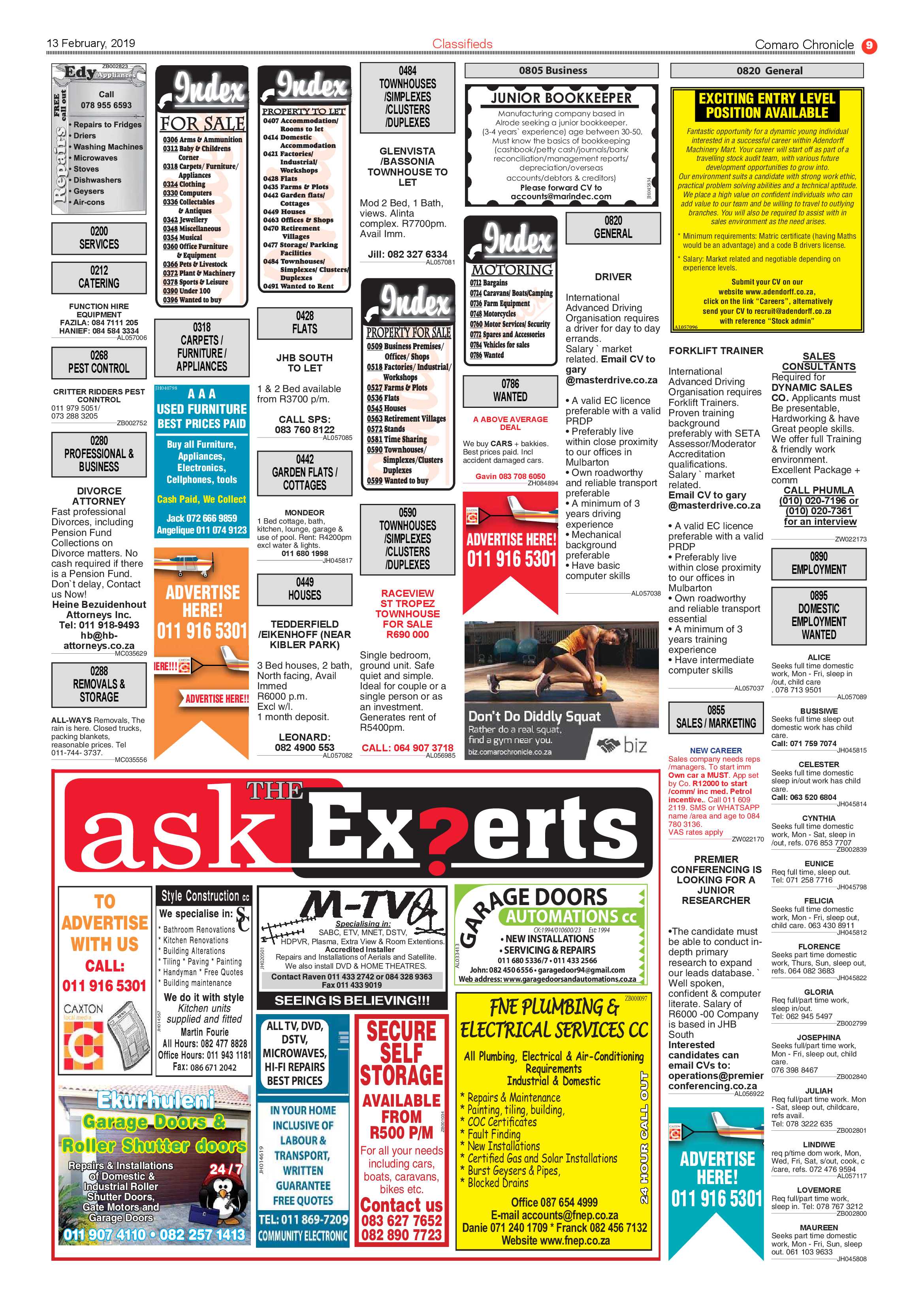 Comaro Chronicle 13 February 2019 page 9