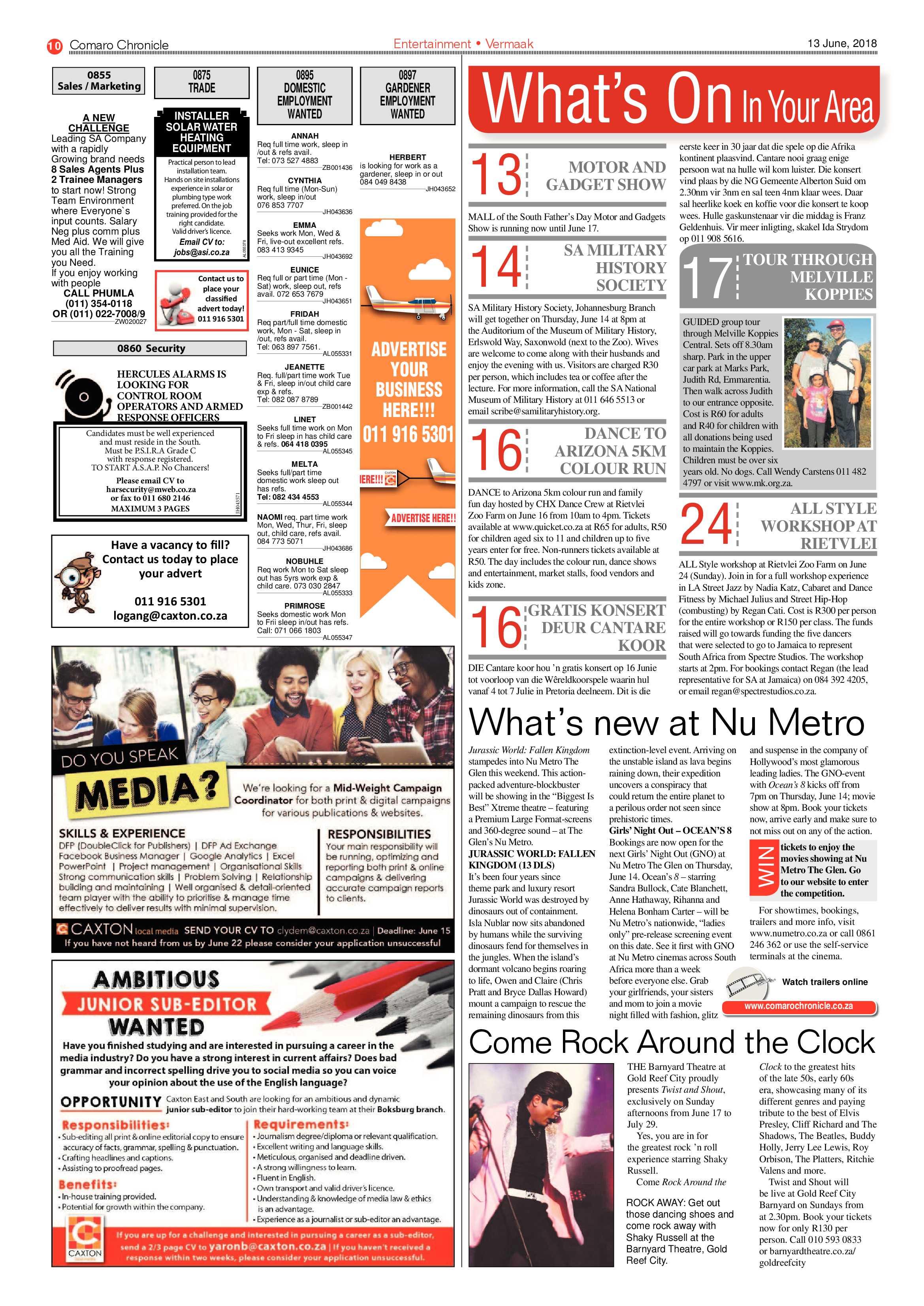 Comaro Chronicle 13 June 2018 page 10