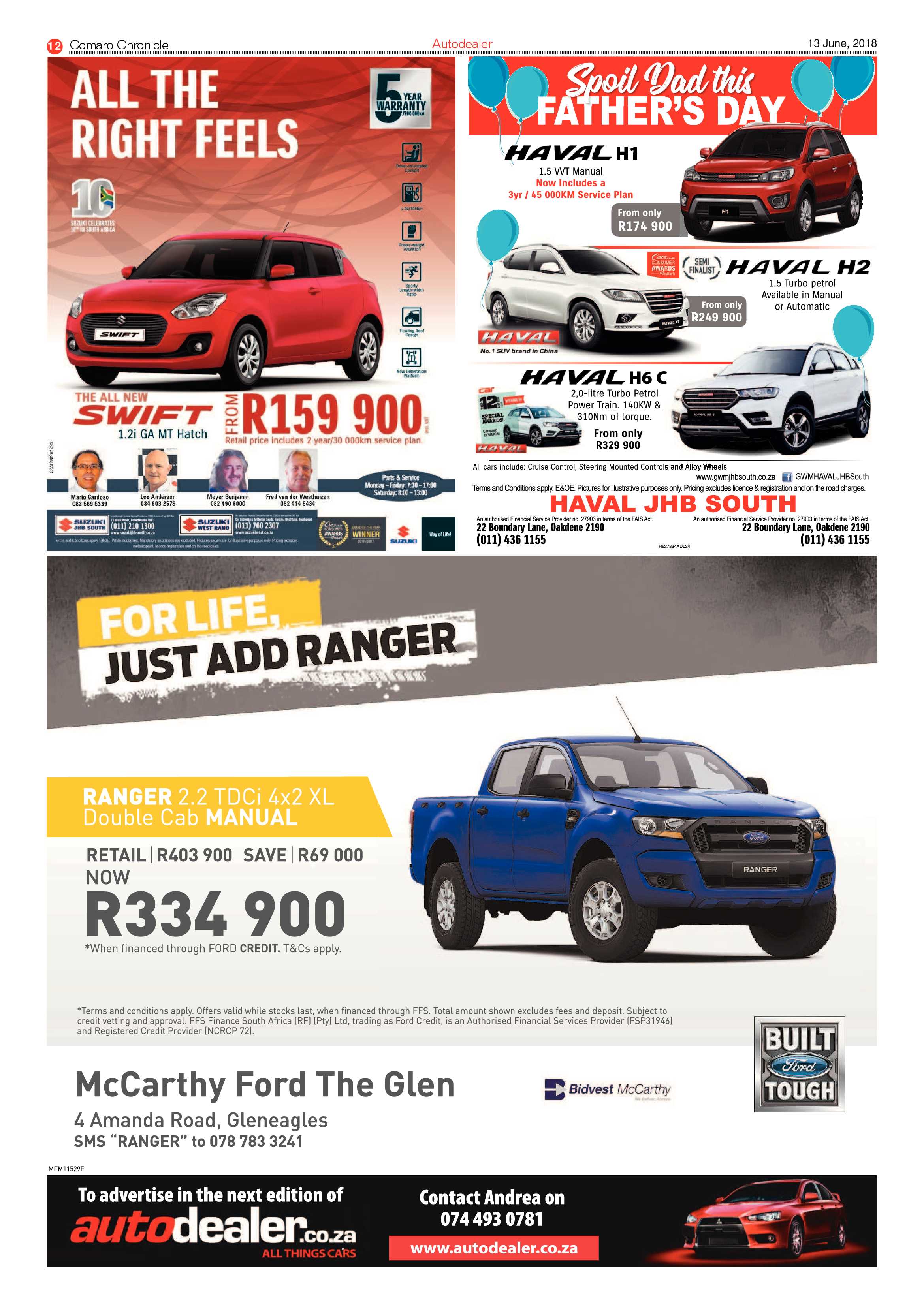 Comaro Chronicle 13 June 2018 page 12