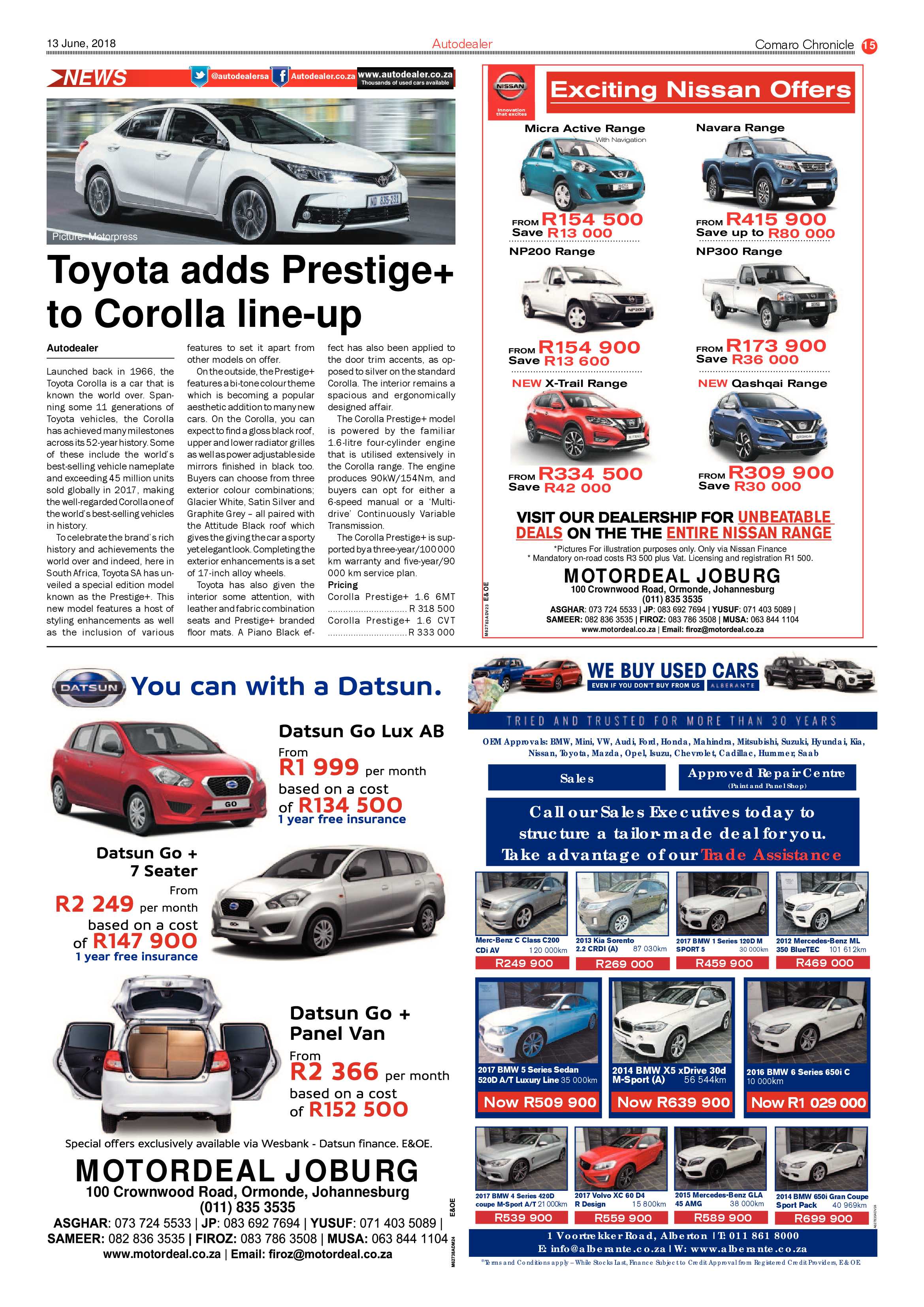 Comaro Chronicle 13 June 2018 page 15