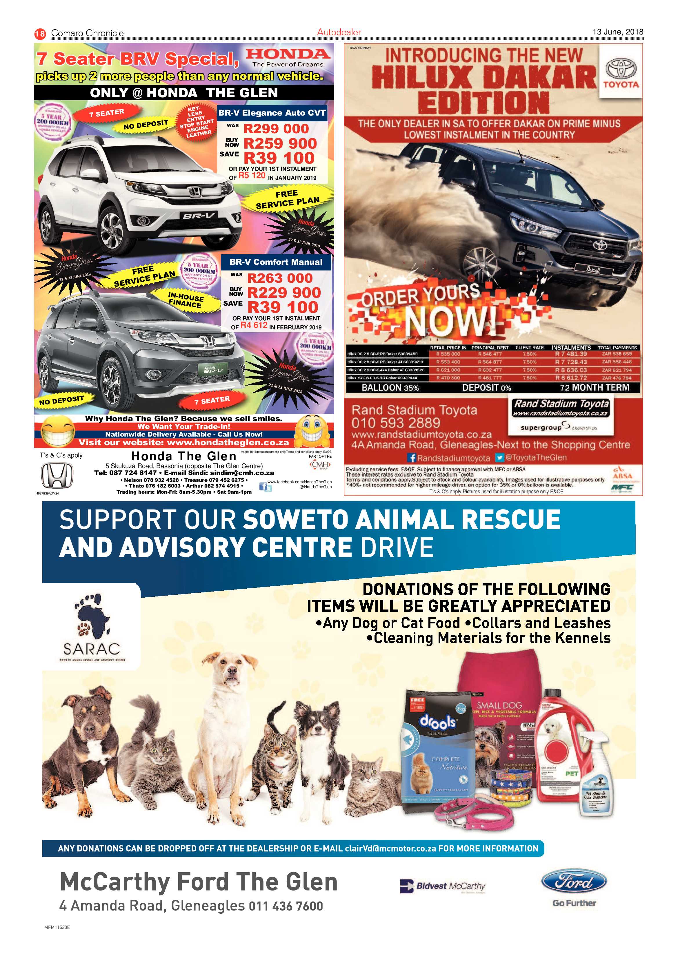 Comaro Chronicle 13 June 2018 page 18