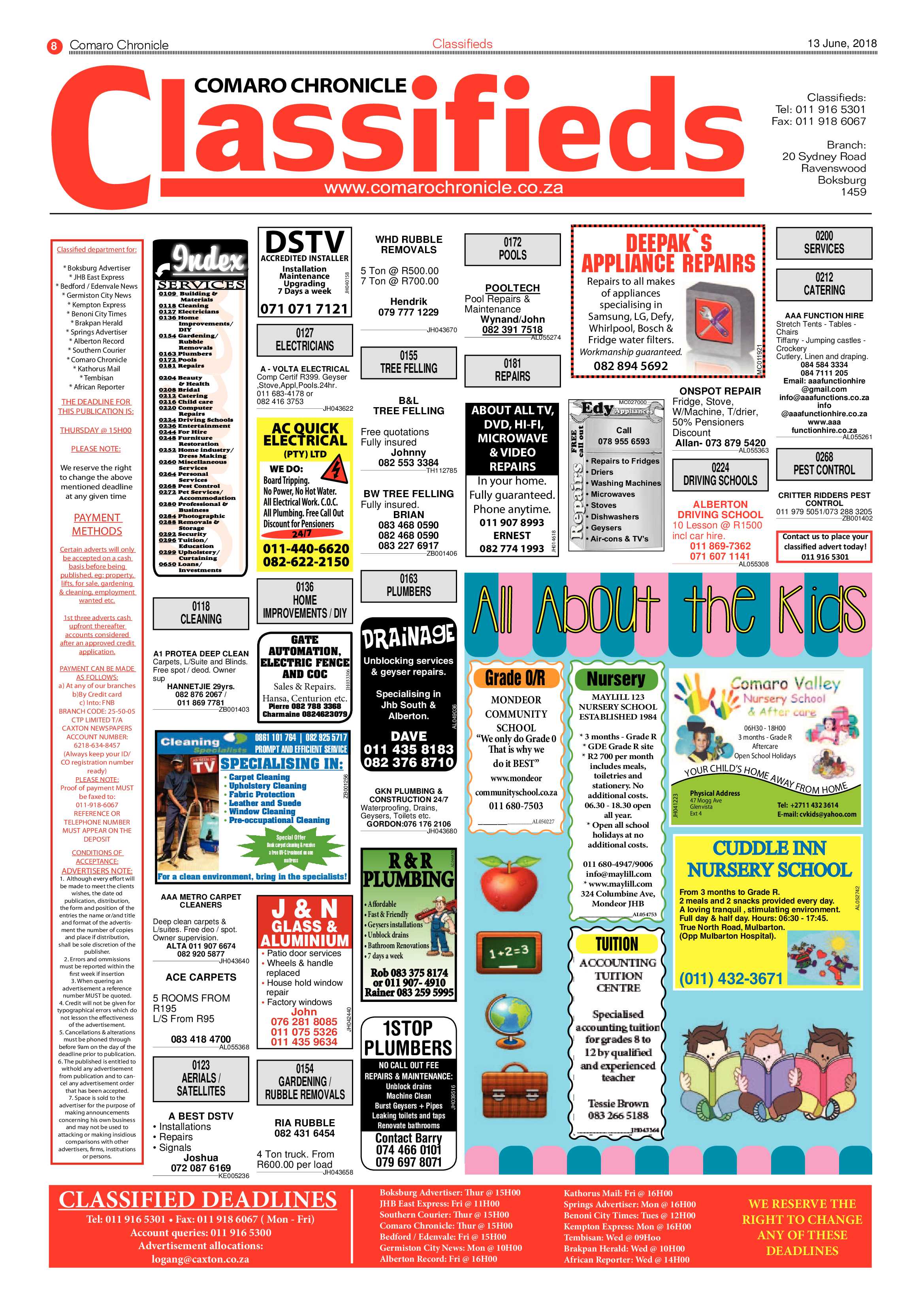 Comaro Chronicle 13 June 2018 page 8