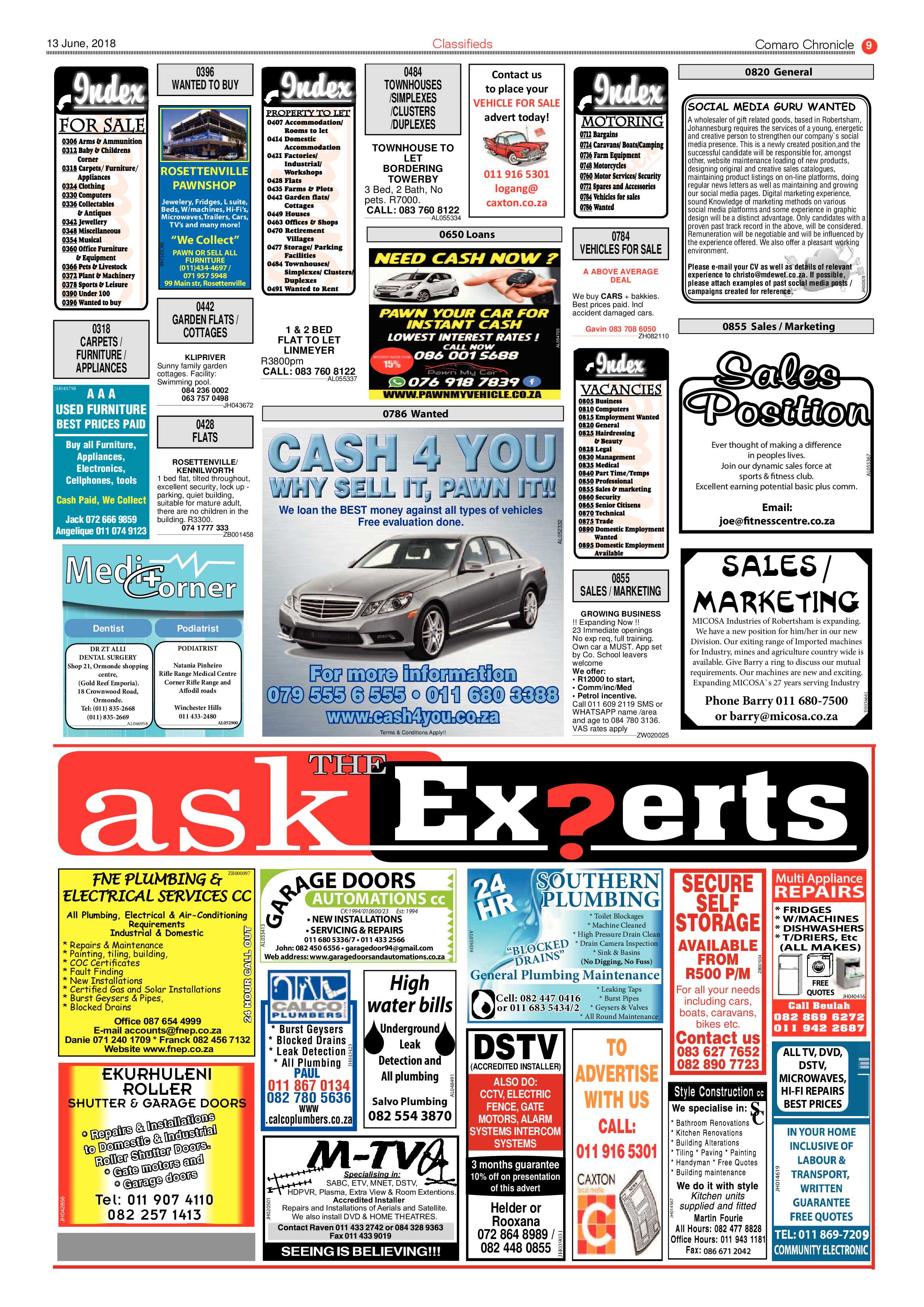 Comaro Chronicle 13 June 2018 page 9