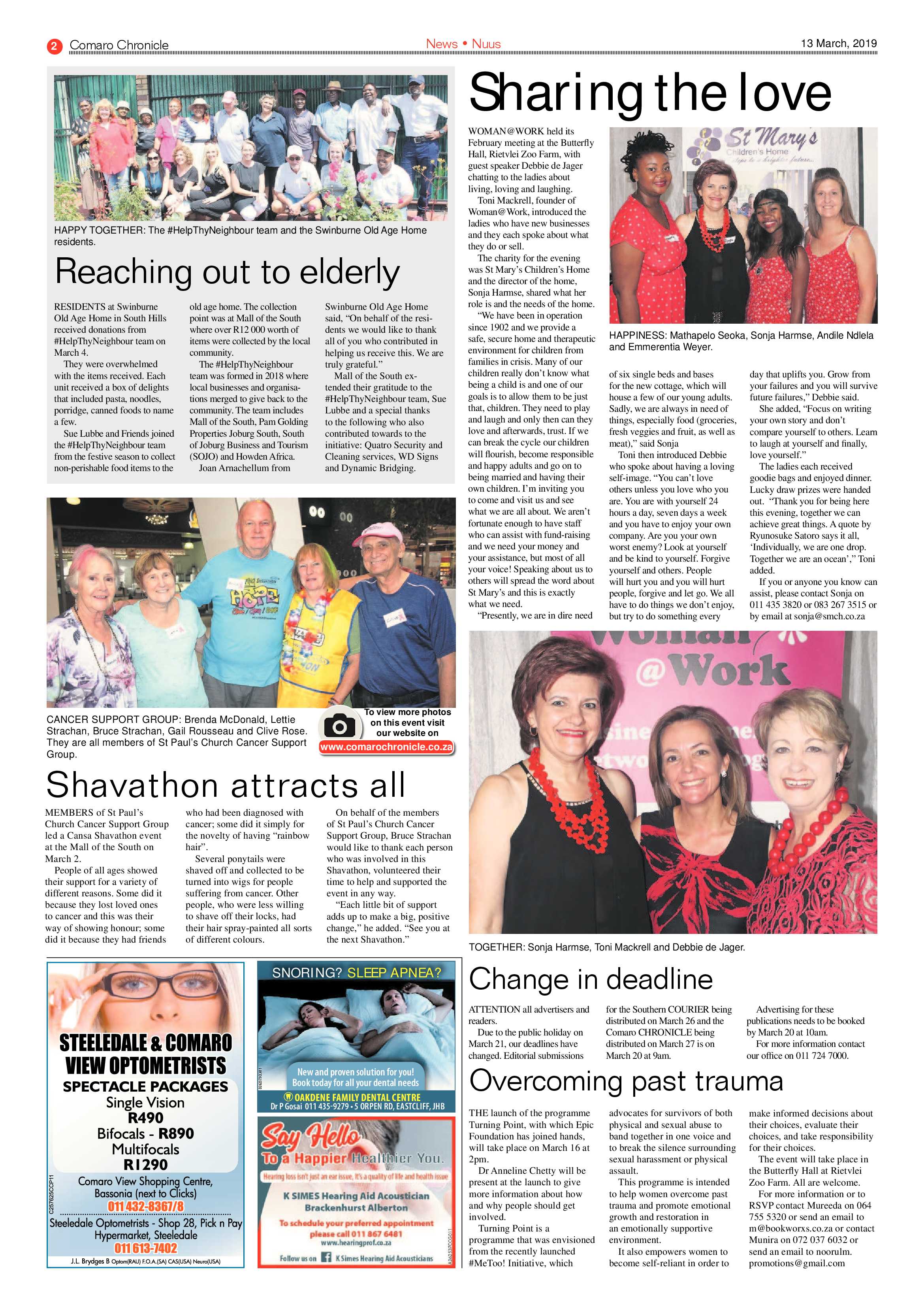 Comaro Chronicle 13 March 2019 page 2