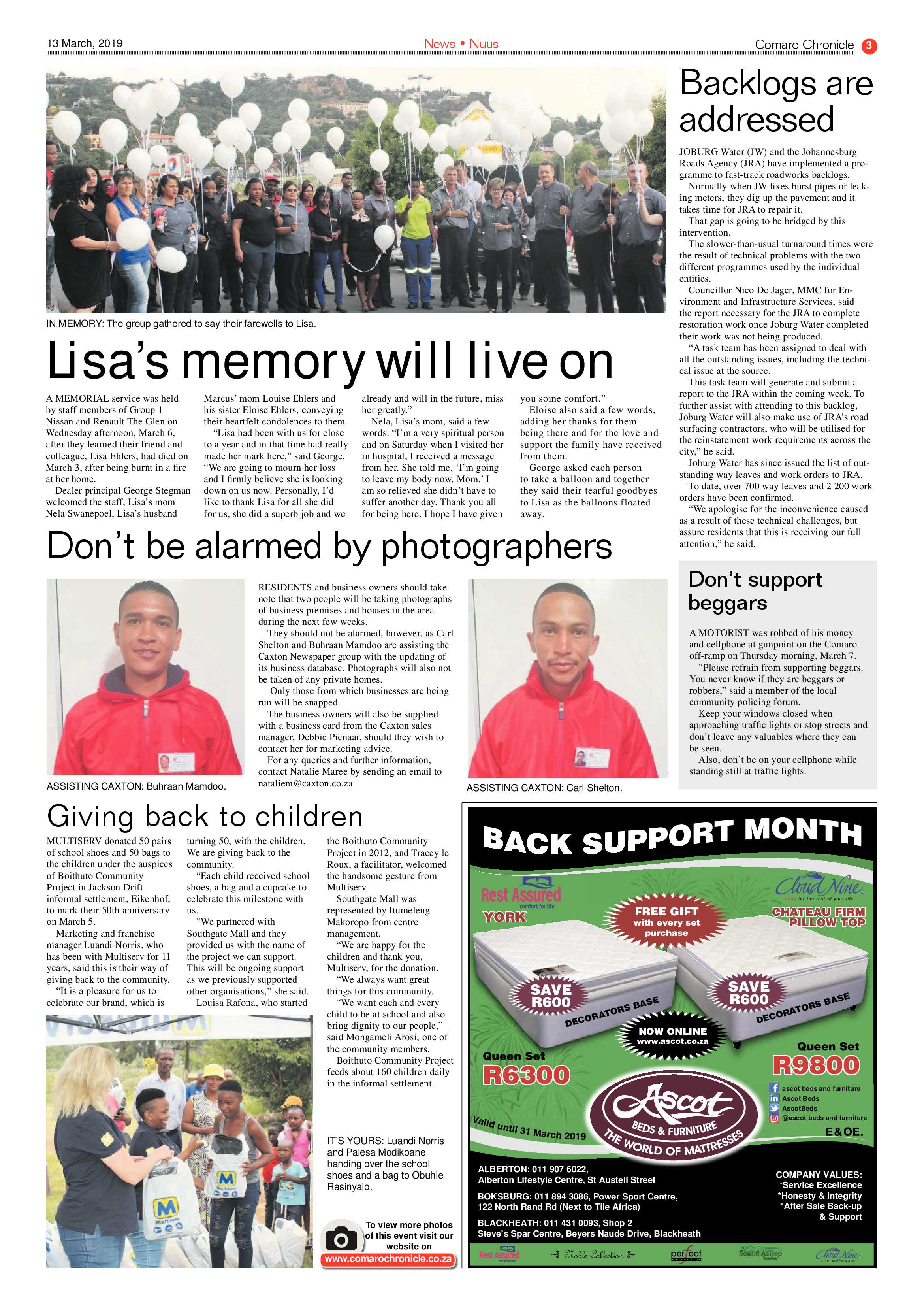 Comaro Chronicle 13 March 2019 page 3