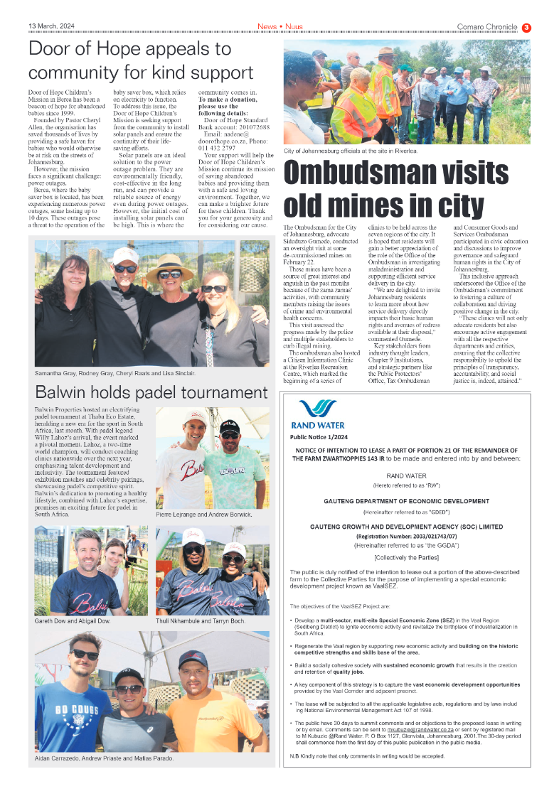 Comaro Chronicle 13 March 2024 page 3