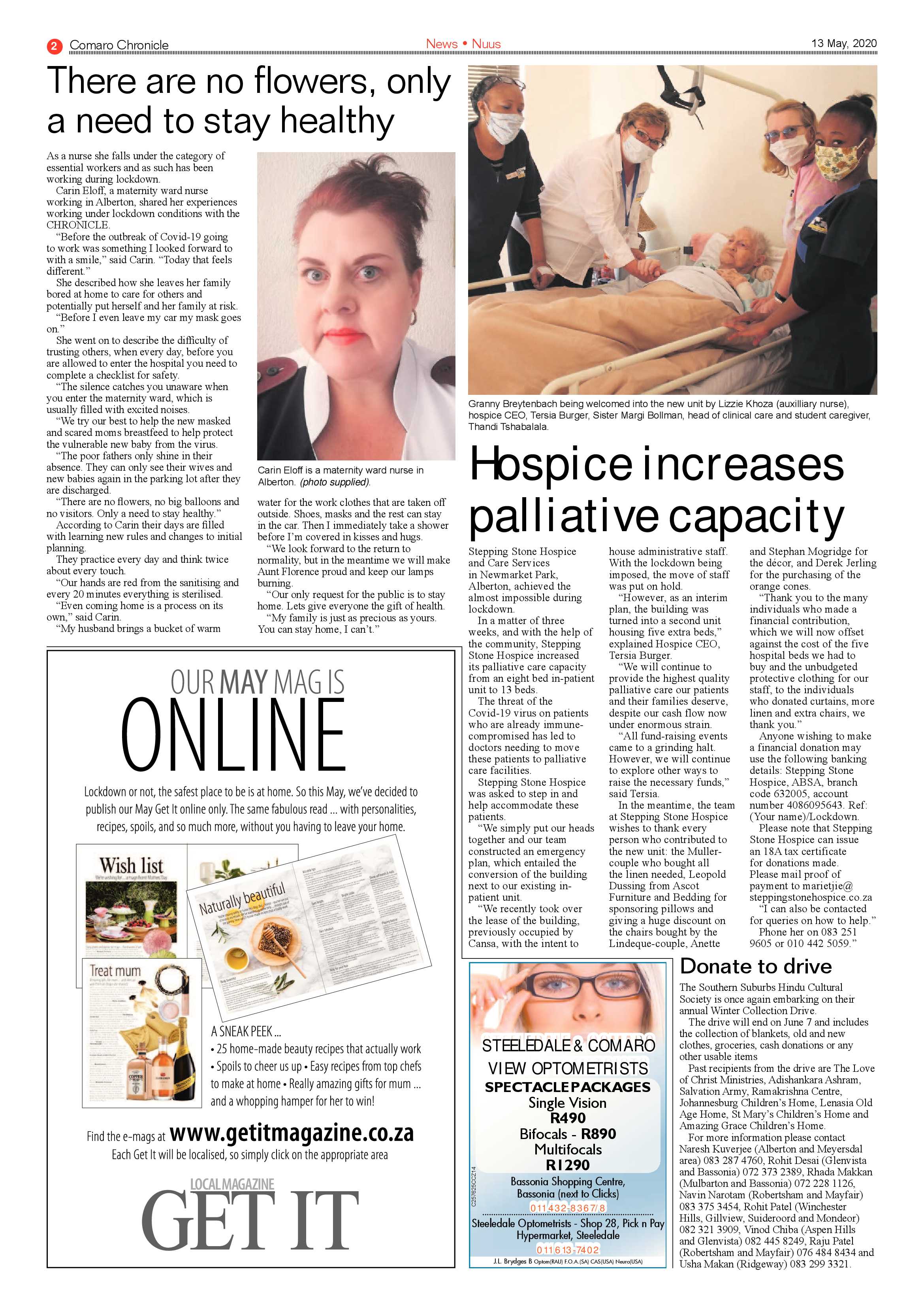 Comaro Chronicle 13 May 2020 page 2