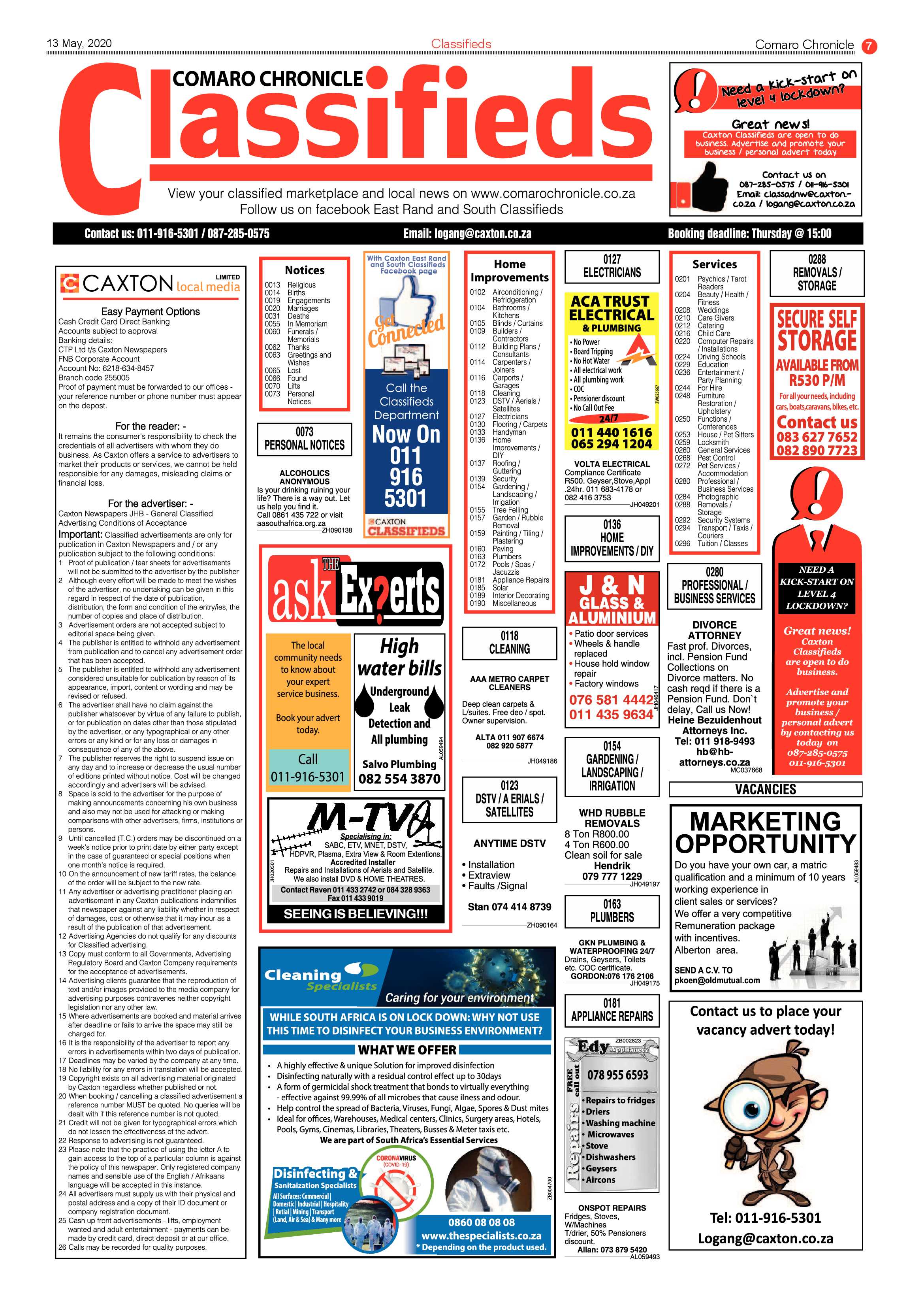 Comaro Chronicle 13 May 2020 page 7