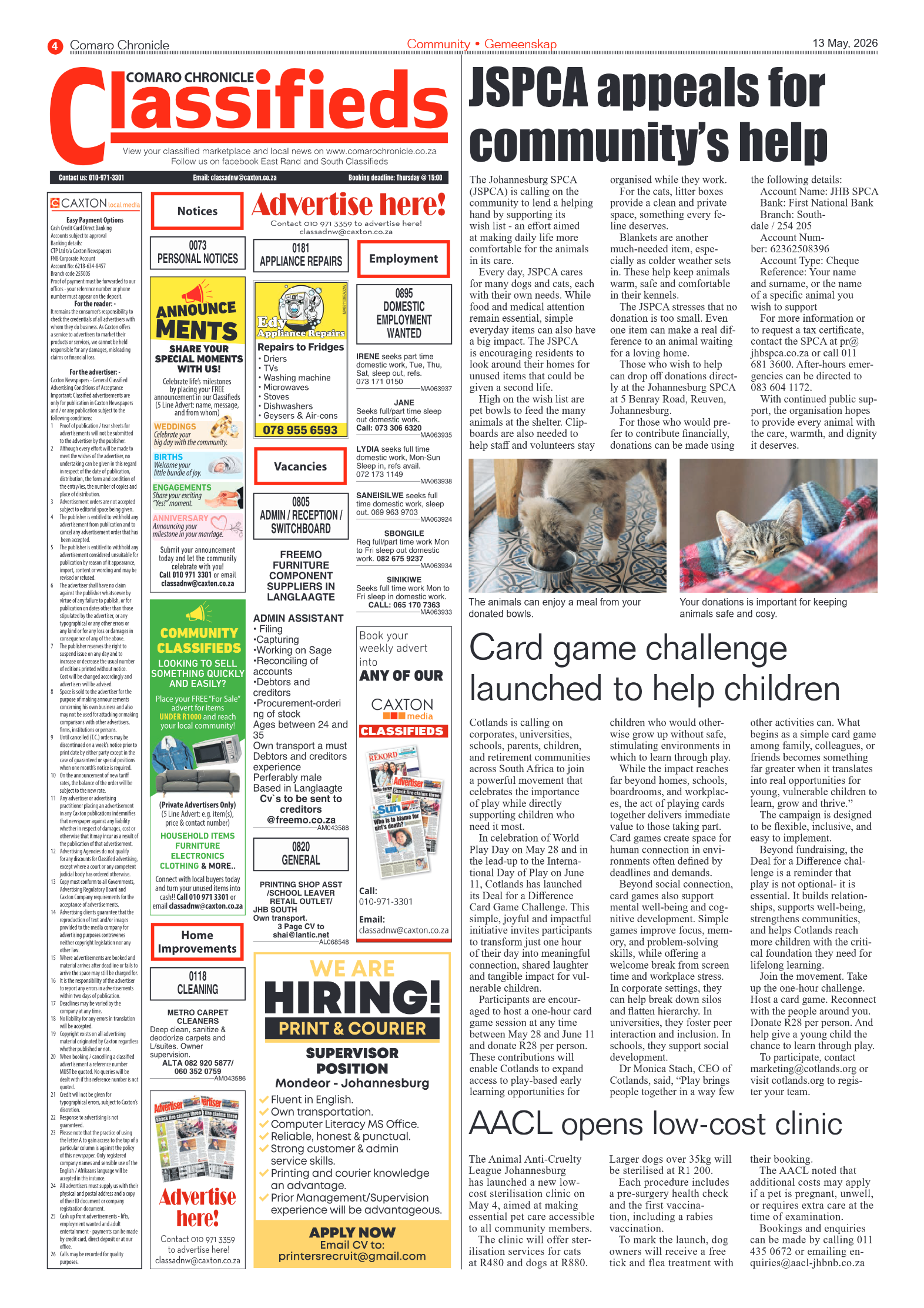 Comaro Chronicle 13 May 2026 page 6