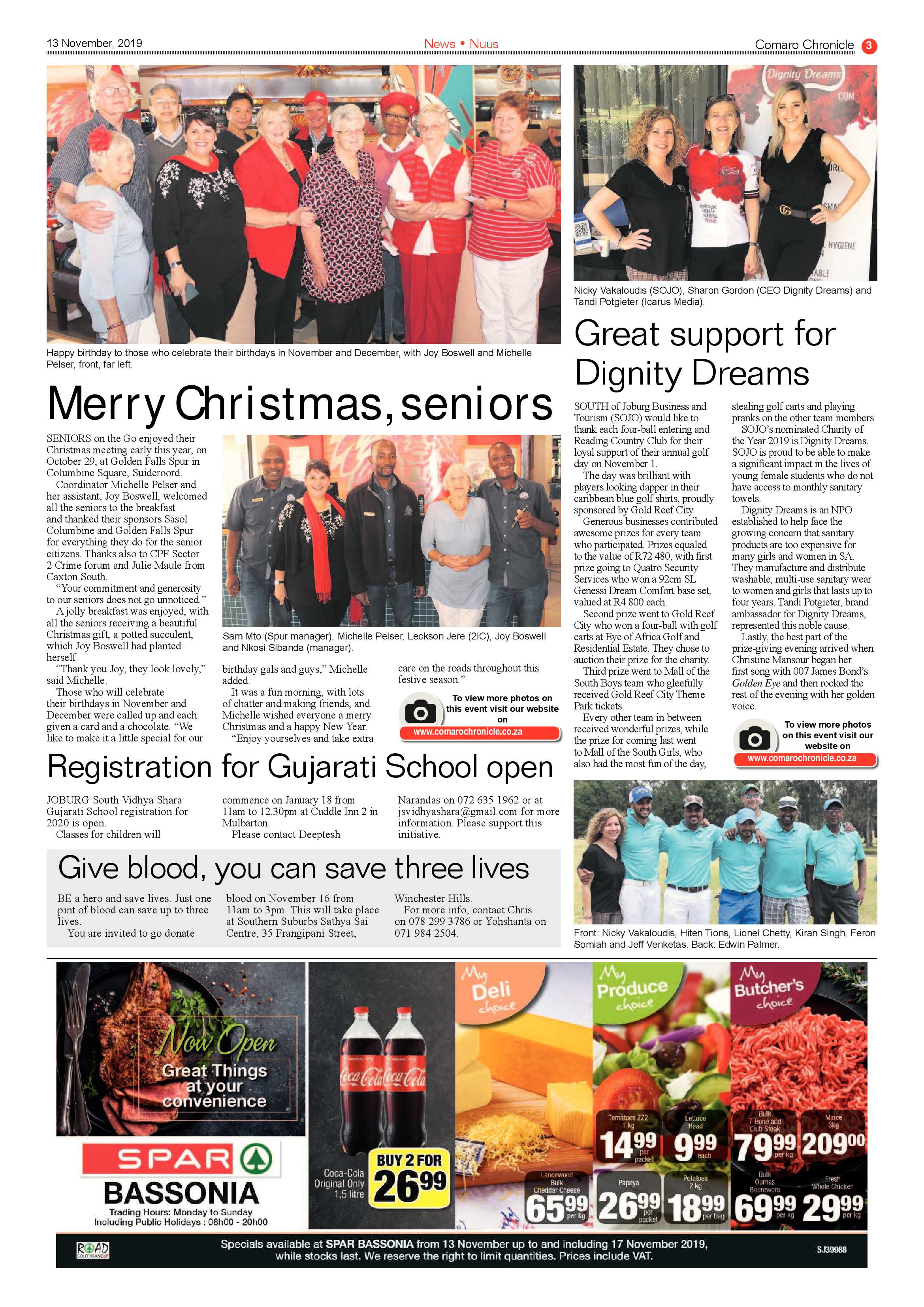 Comaro Chronicle 13 November 2019 page 3