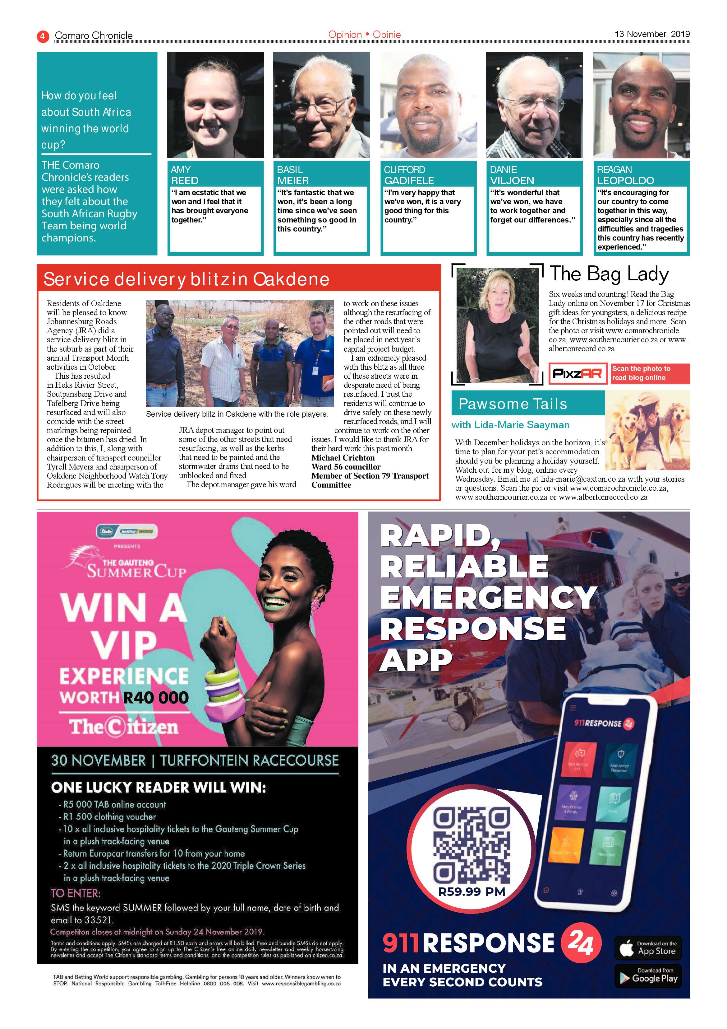 Comaro Chronicle 13 November 2019 page 4