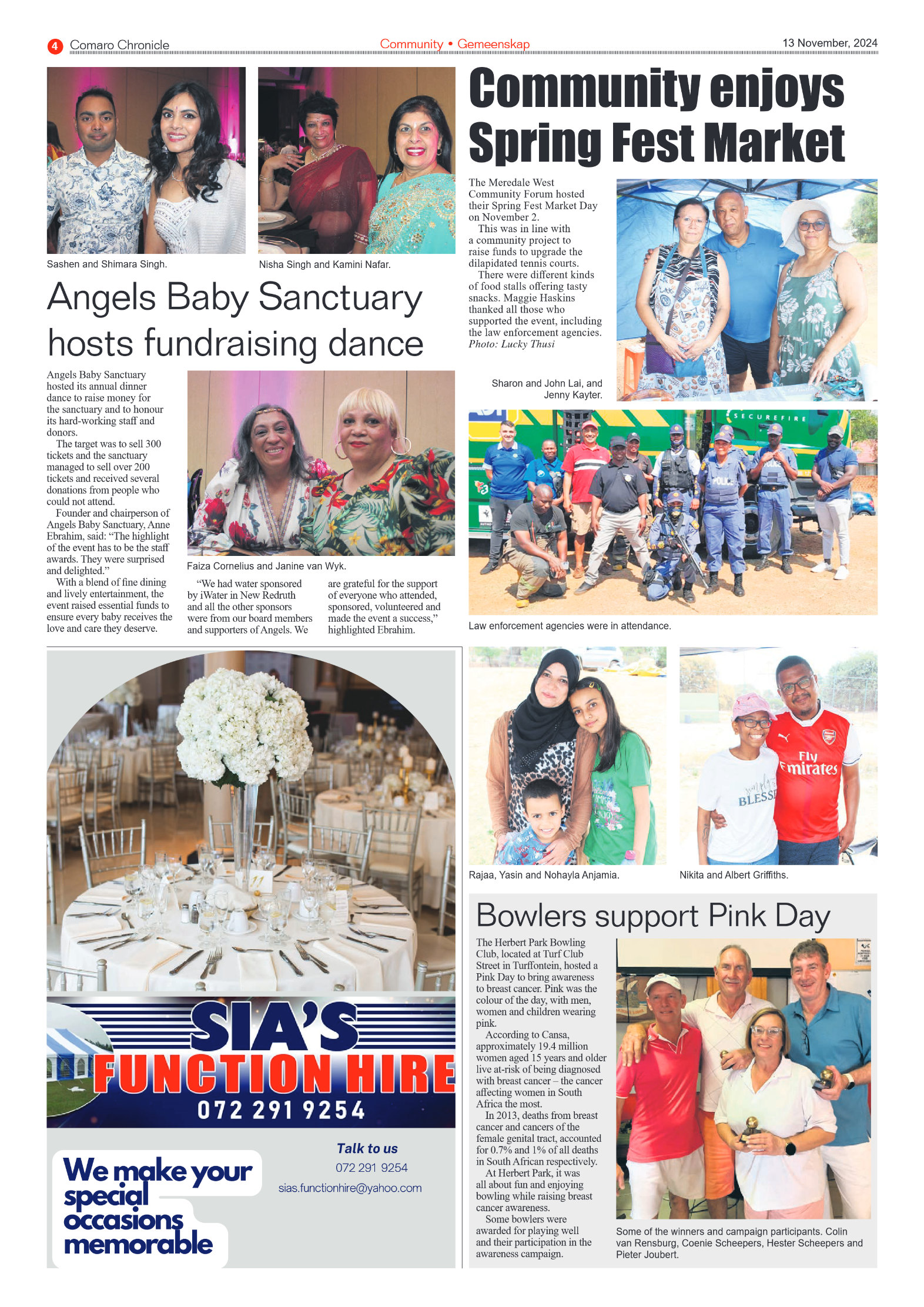 Comaro Chronicle 13 Novemberr 2024 page 4