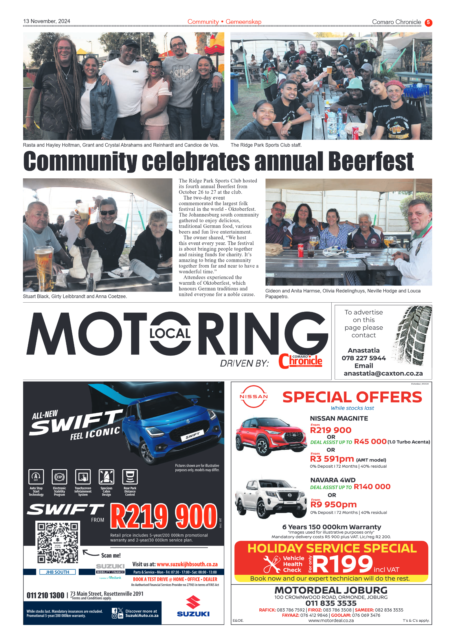 Comaro Chronicle 13 Novemberr 2024 page 5