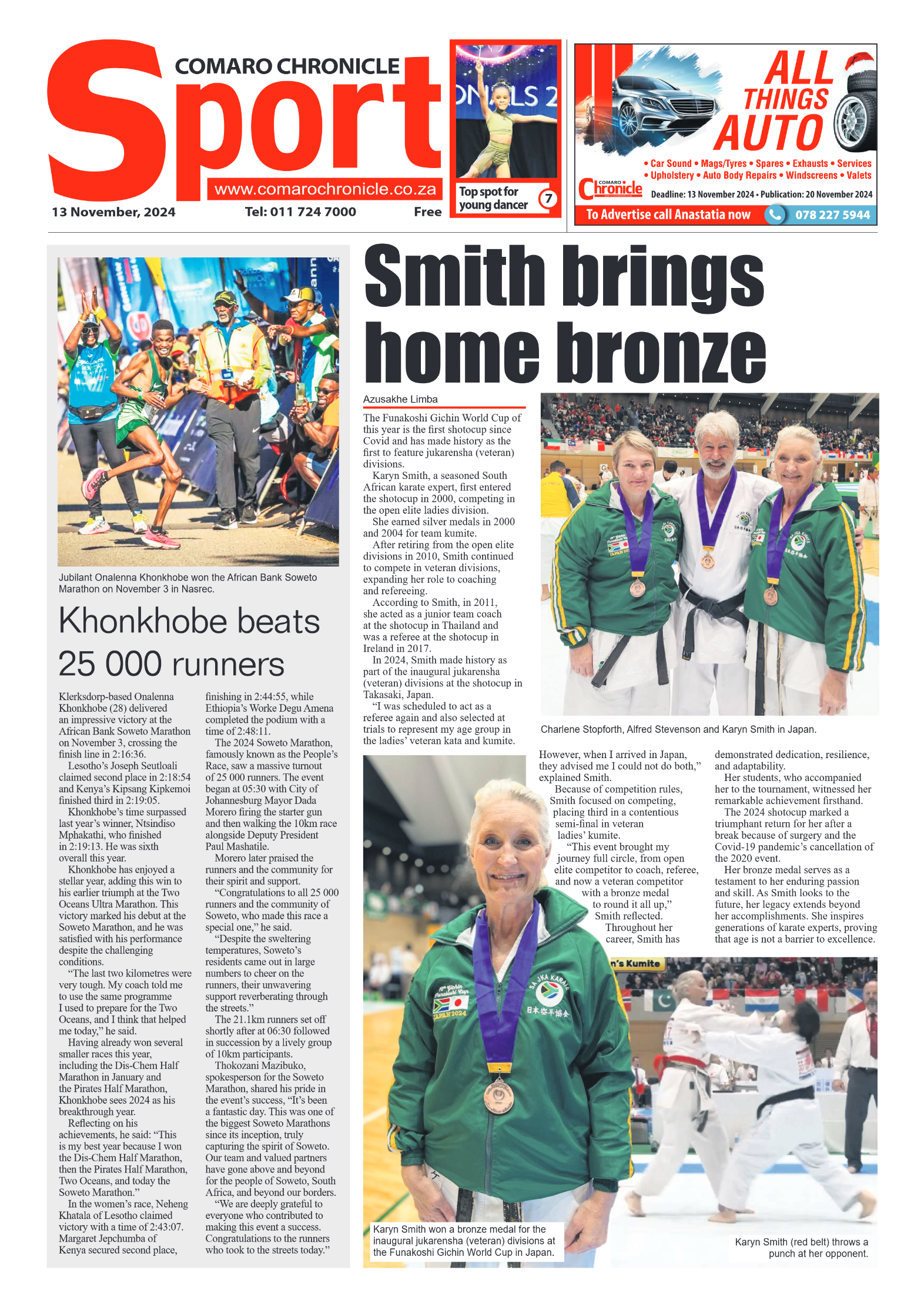 Comaro Chronicle 13 Novemberr 2024 page 8