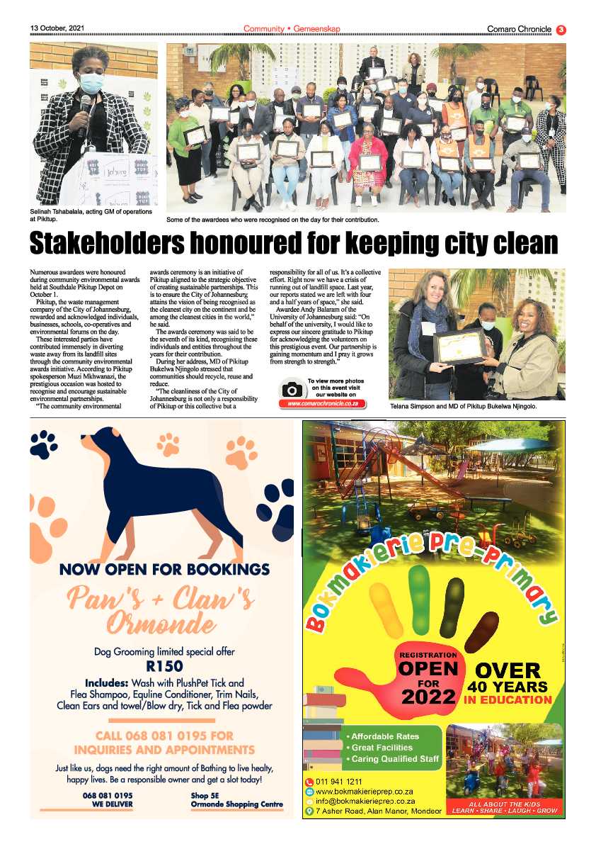 Comaro Chronicle 13 October 2021 page 3