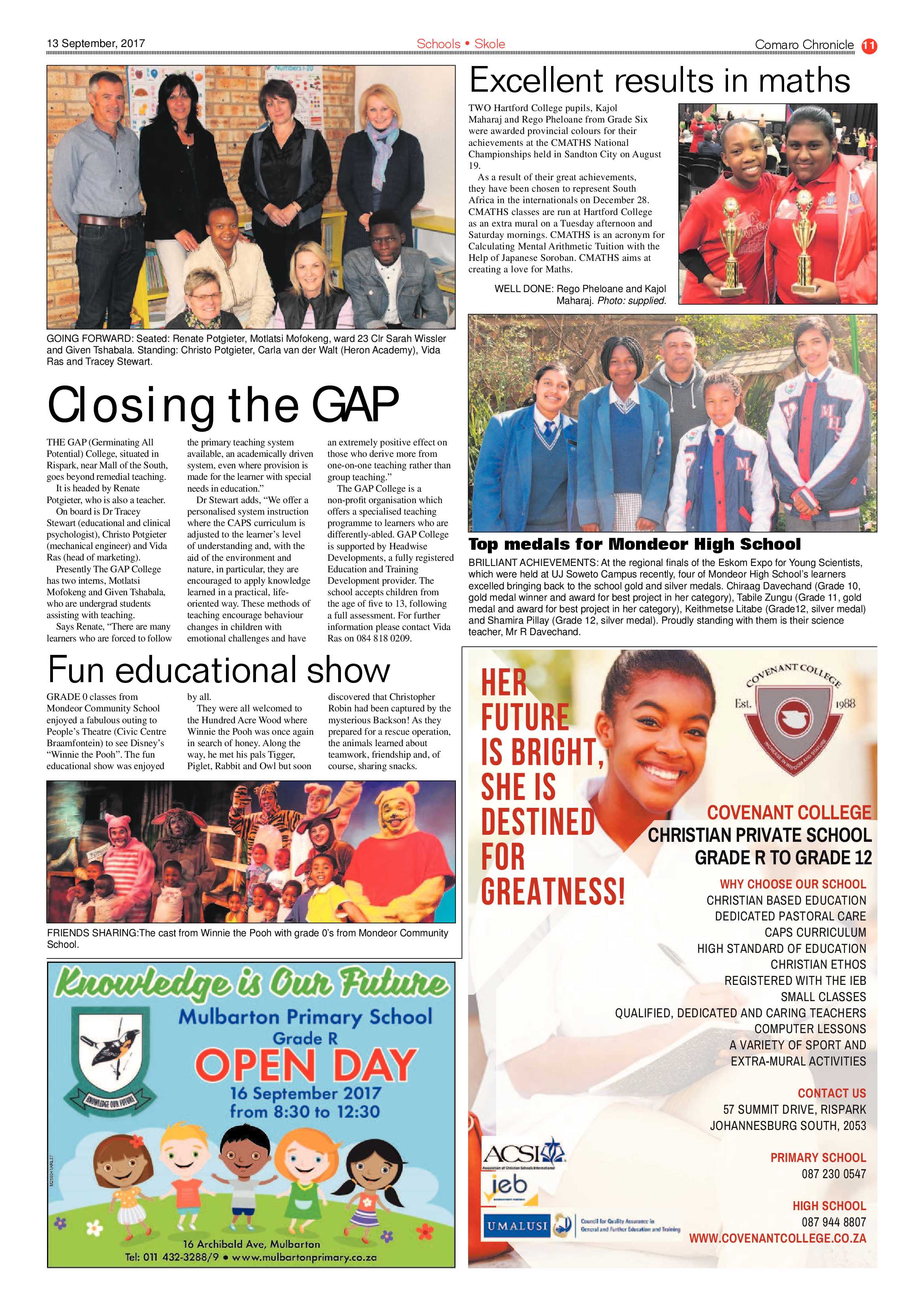 Comaro Chronicle 13 September 2017 page 11