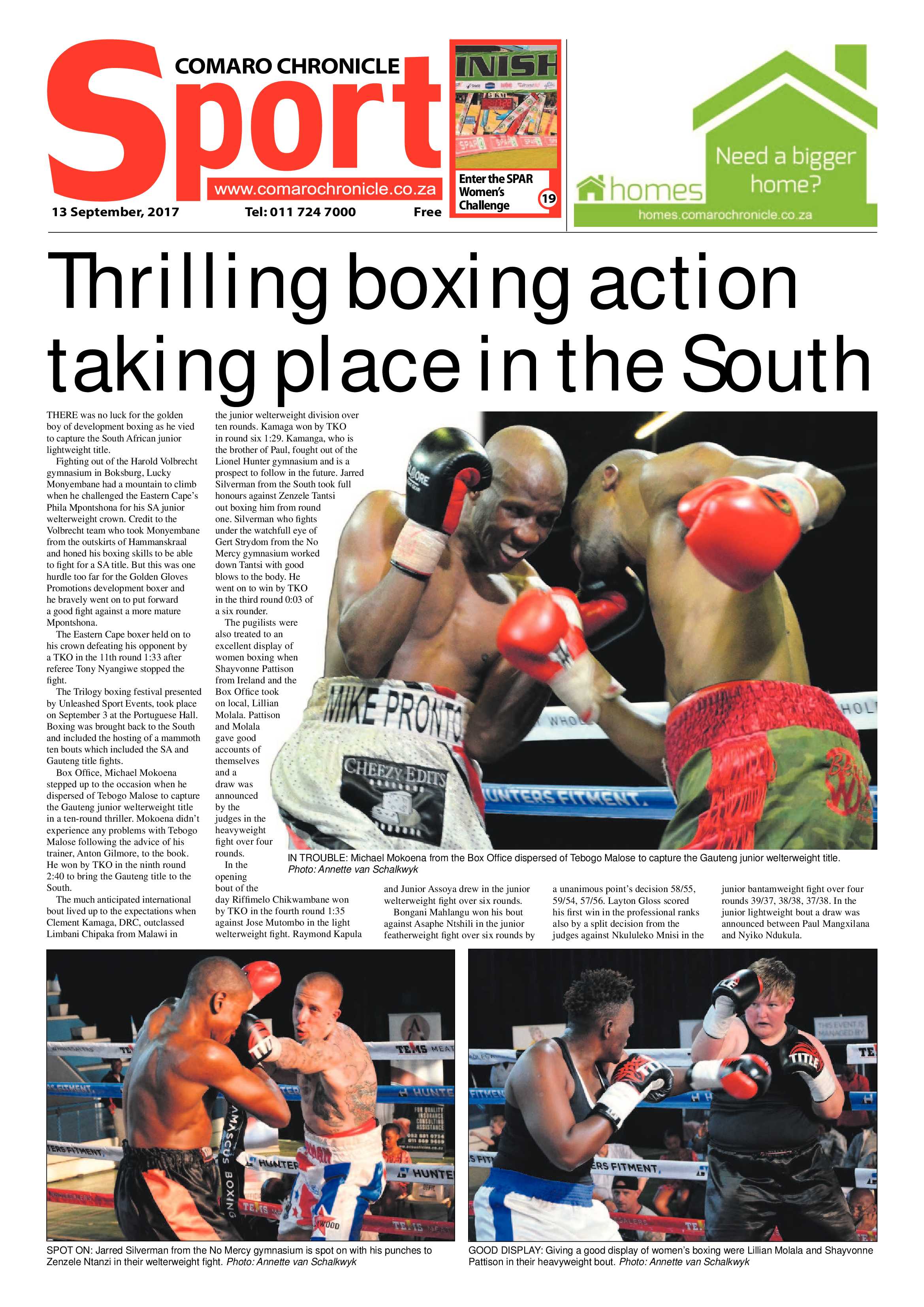Comaro Chronicle 13 September 2017 page 20