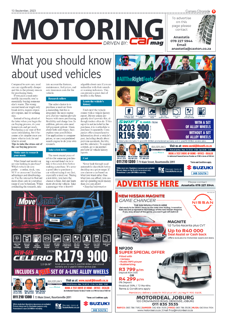 Comaro Chronicle 13 September 2023 page 5
