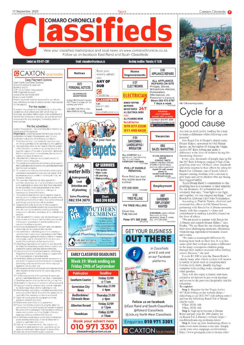 Comaro Chronicle 13 September 2023 page 7
