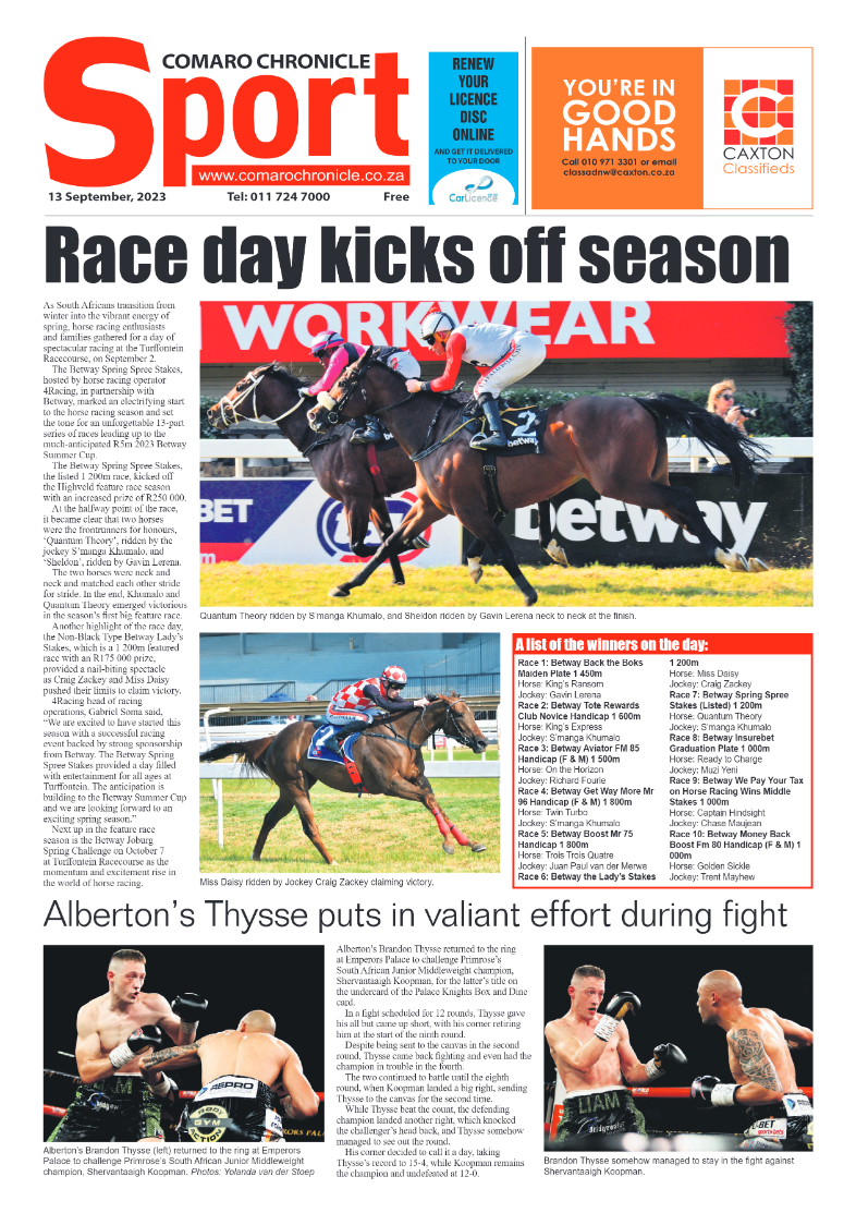 Comaro Chronicle 13 September 2023 page 8
