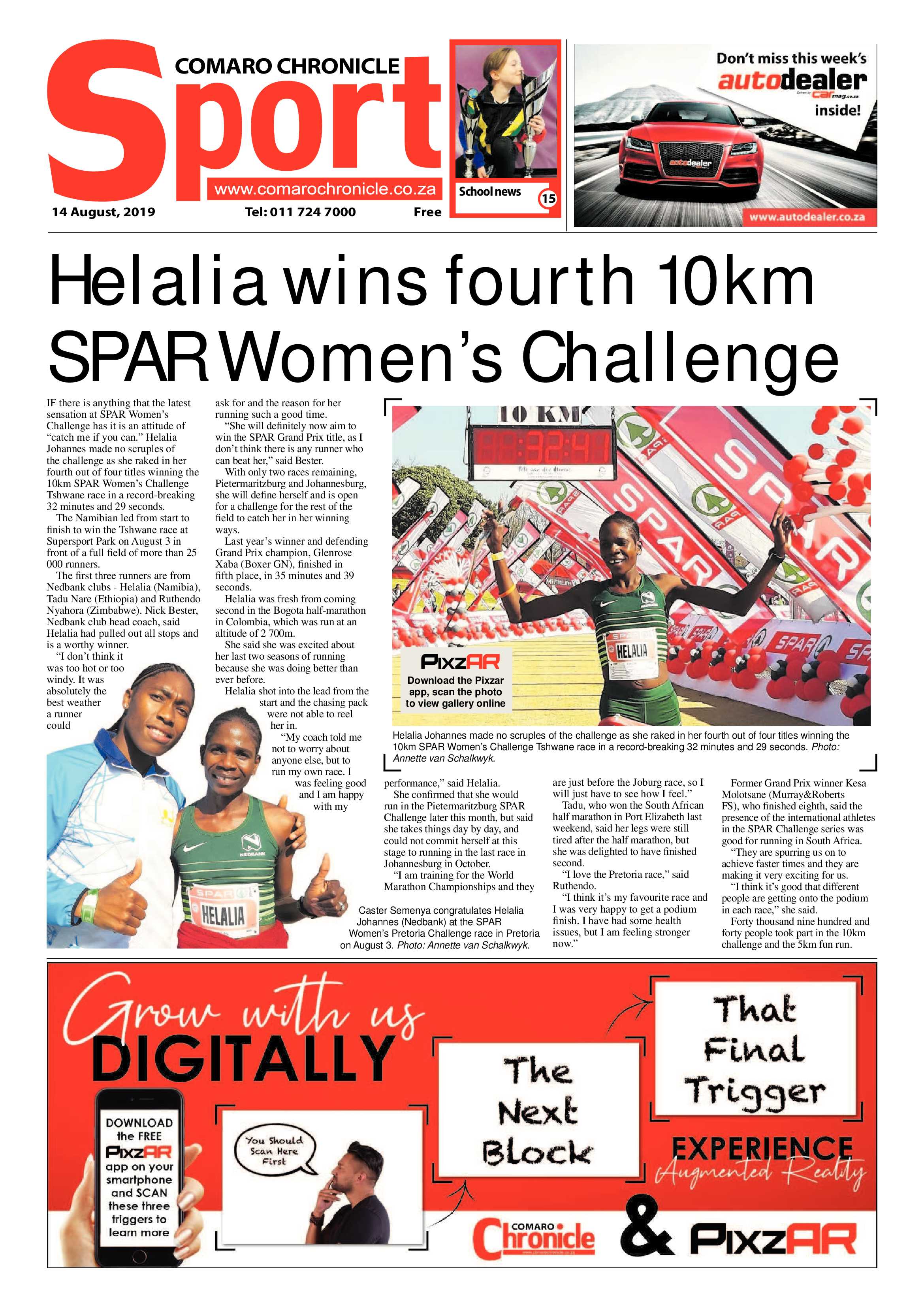 Comaro Chronicle 14 August 2019 page 16