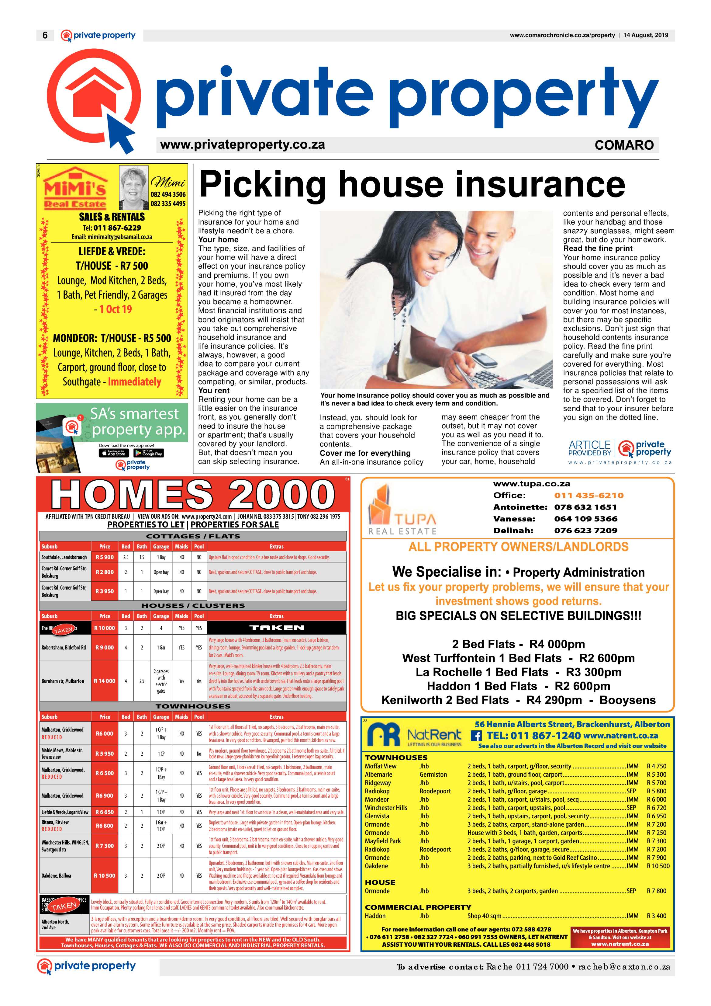 Comaro Chronicle 14 August 2019 page 6