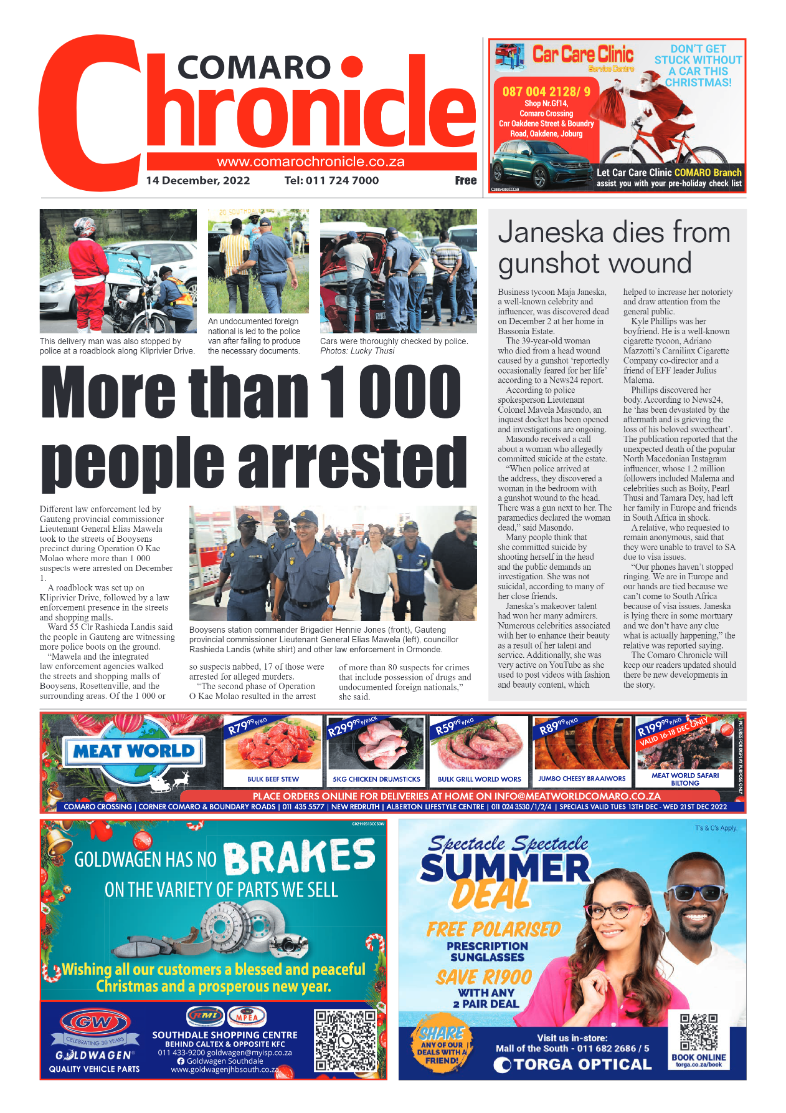 Comaro Chronicle 14 Dec 2022 page 3