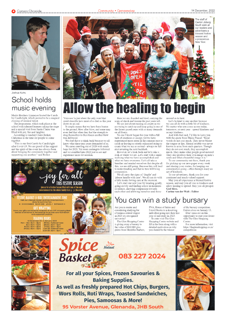 Comaro Chronicle 14 Dec 2022 page 6