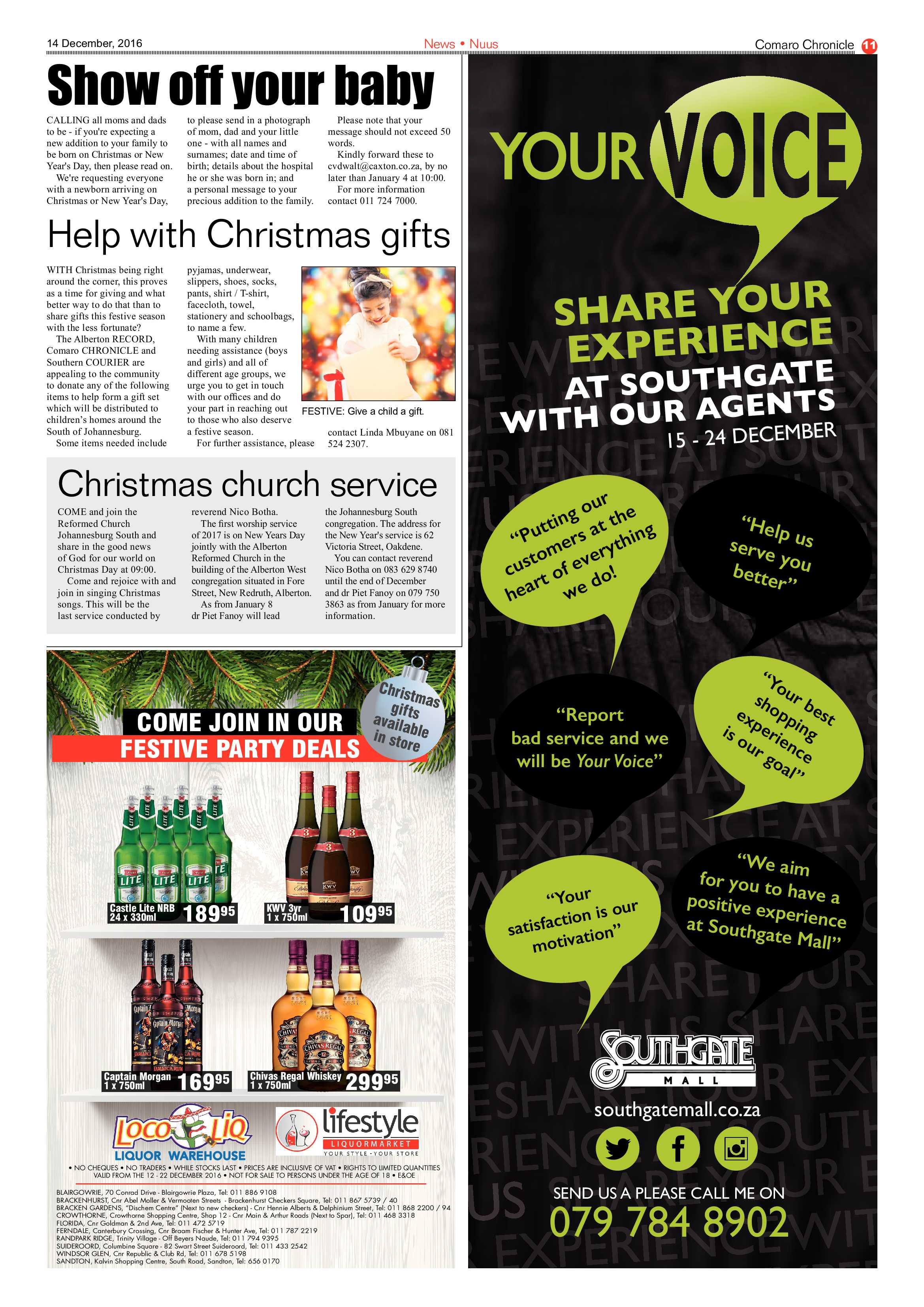 Comaro Chronicle 14 December 2016 page 11