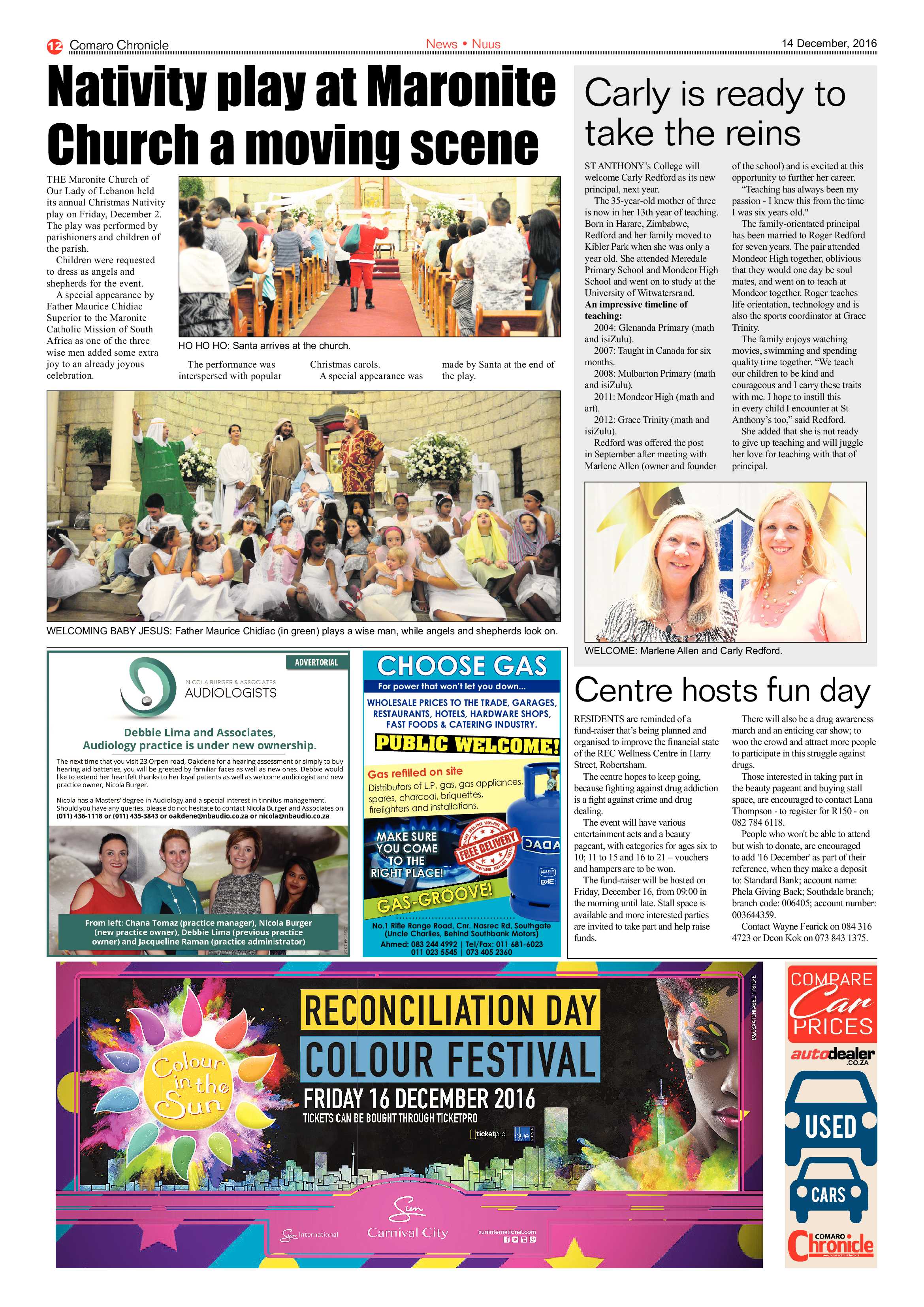 Comaro Chronicle 14 December 2016 page 12