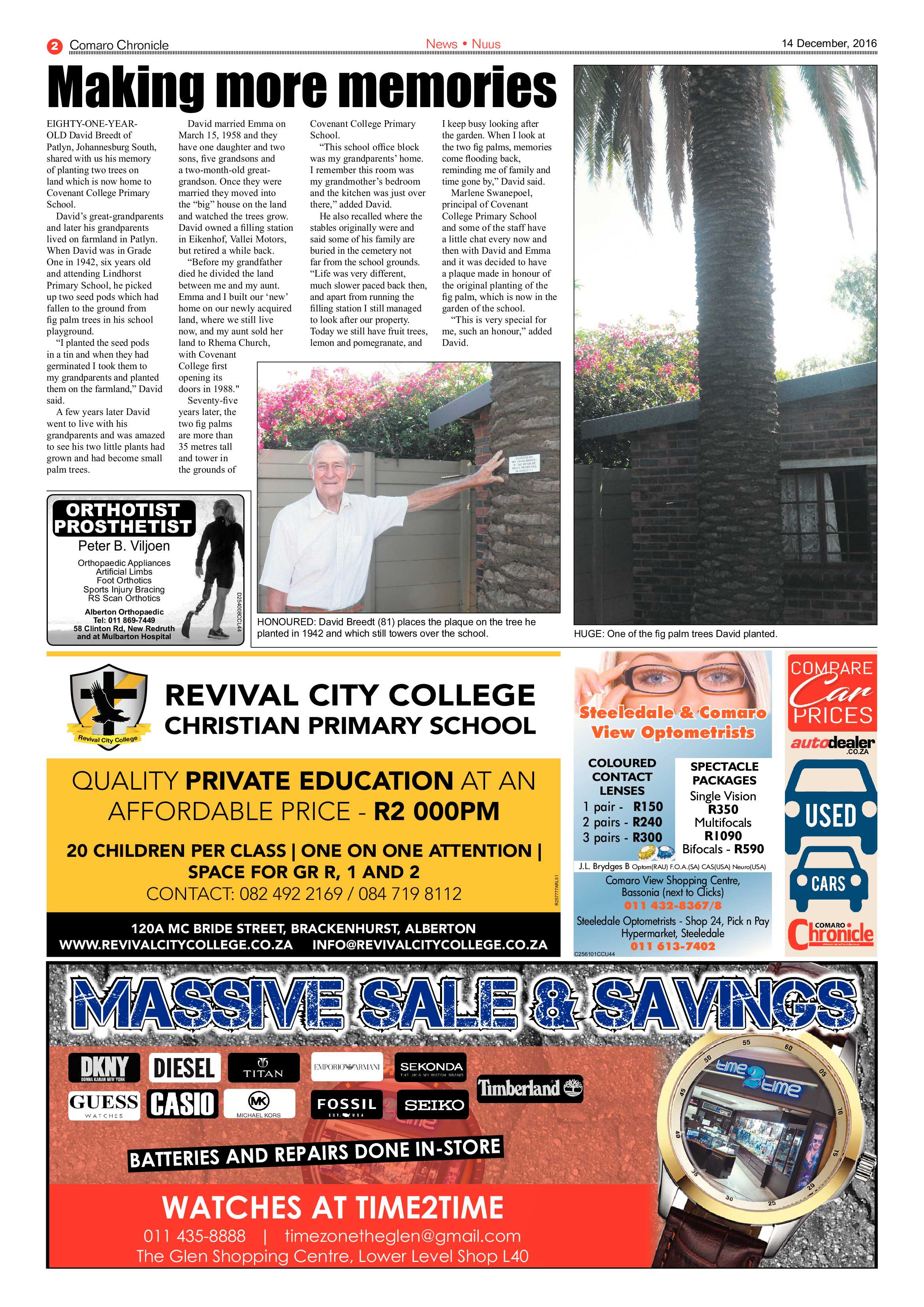 Comaro Chronicle 14 December 2016 page 2