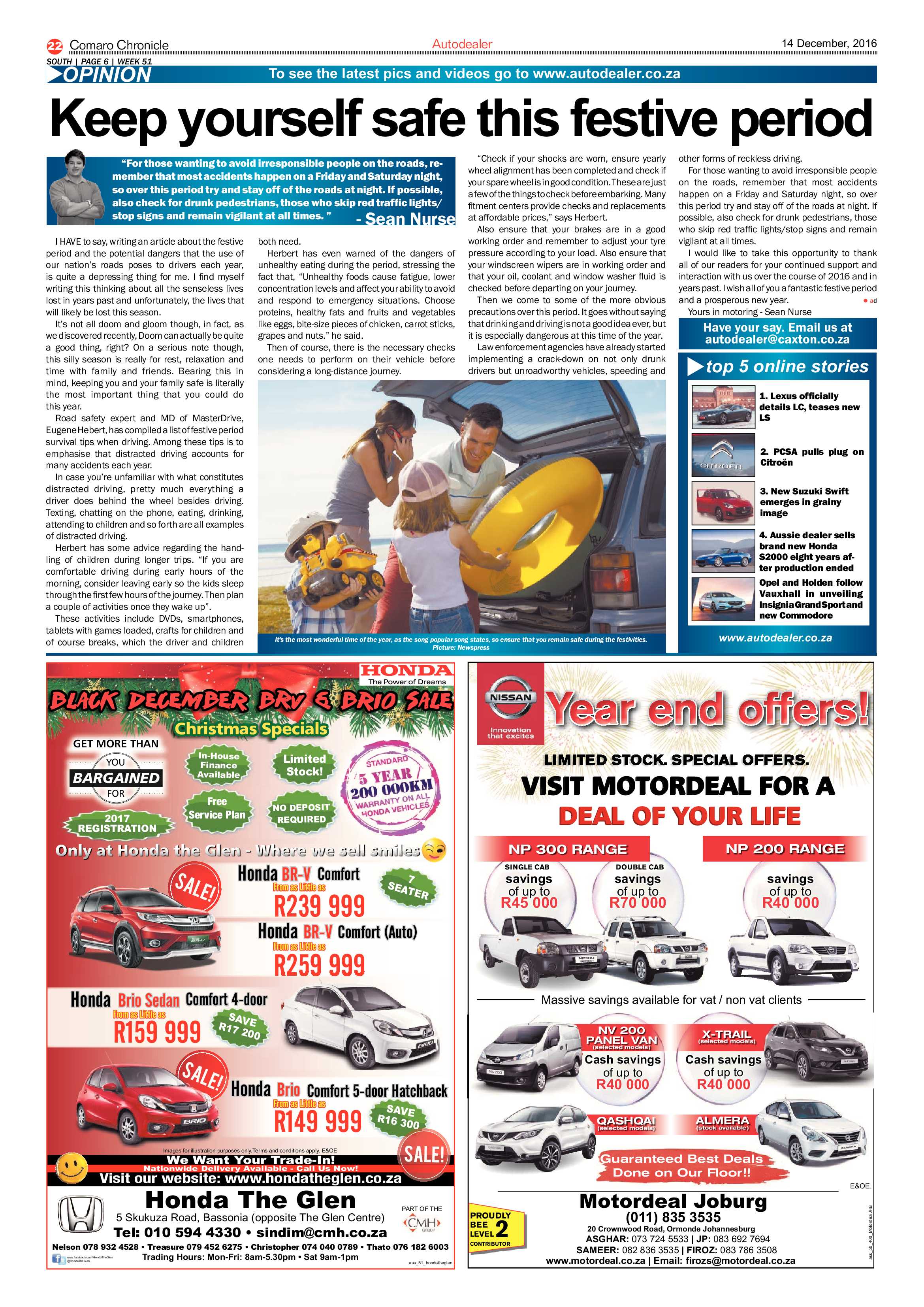 Comaro Chronicle 14 December 2016 page 22