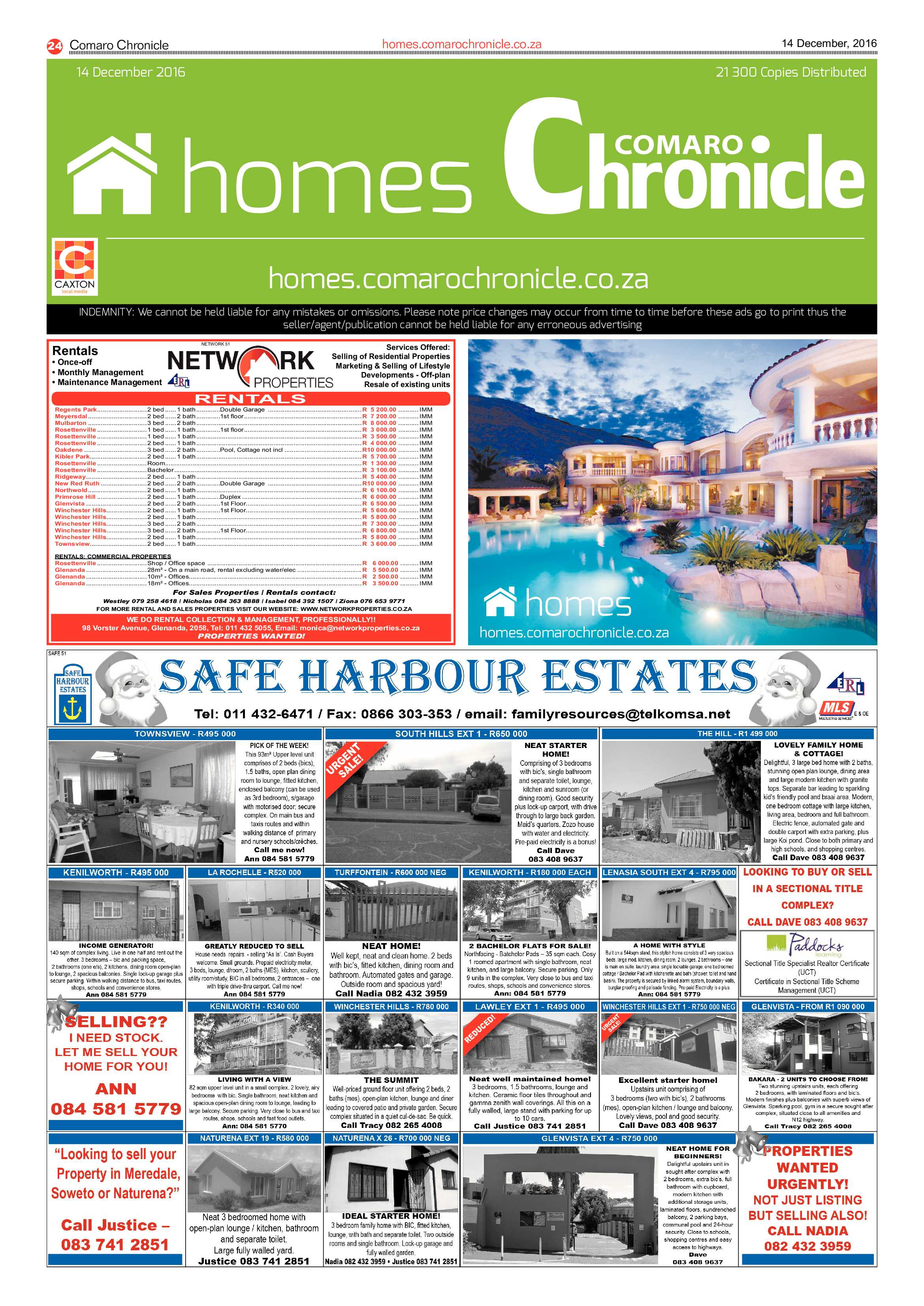 Comaro Chronicle 14 December 2016 page 24