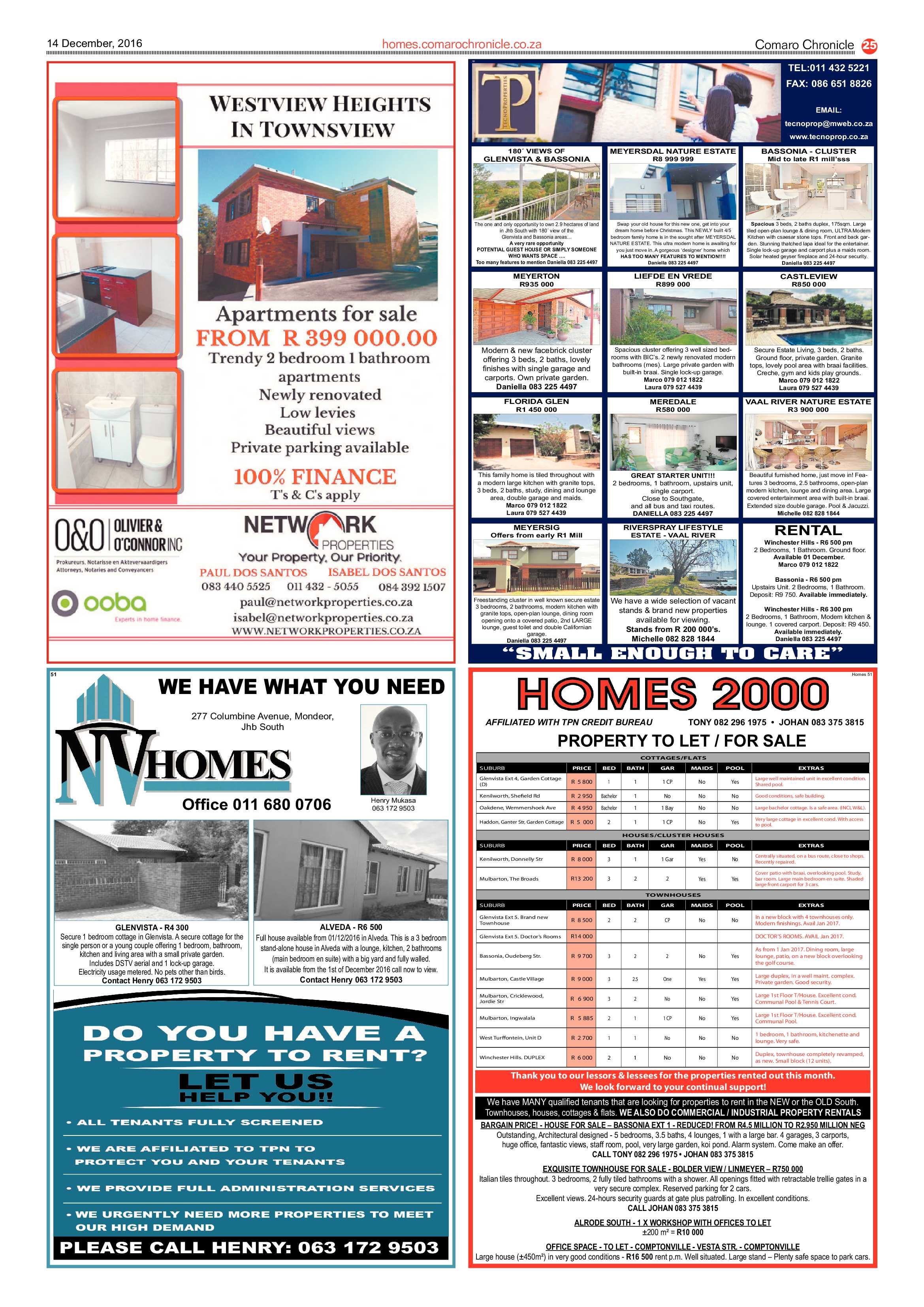 Comaro Chronicle 14 December 2016 page 25