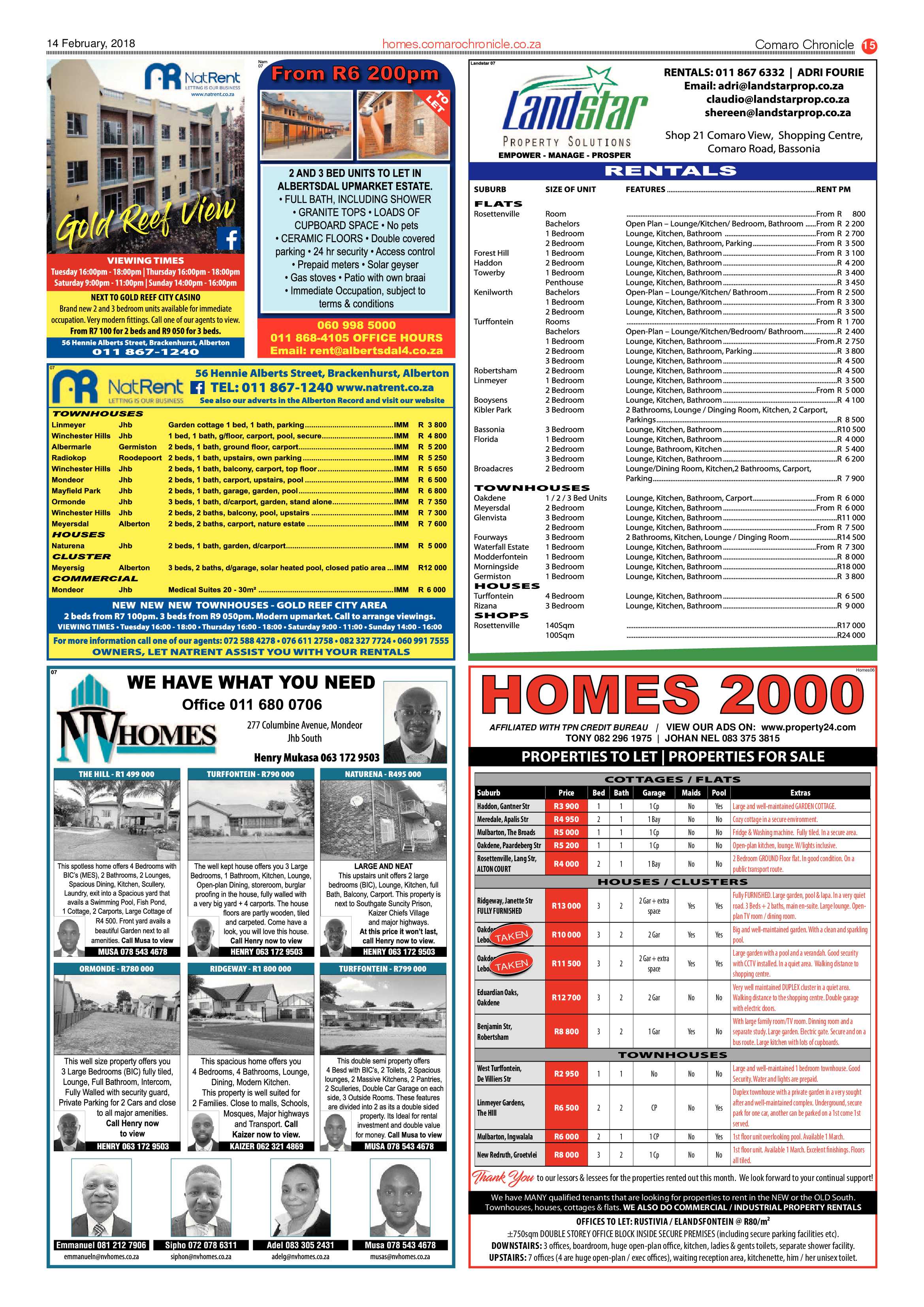 Comaro Chronicle 14 February 2018 page 15