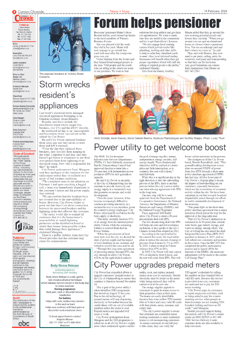 Comaro Chronicle 14 February 2024 page 2