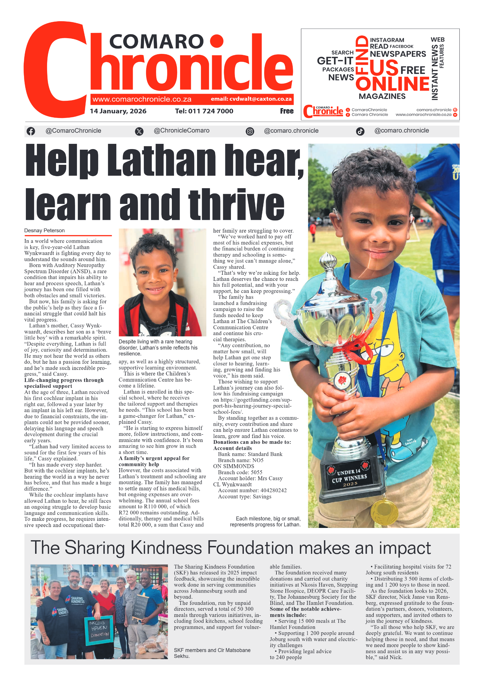 Comaro Chronicle 14 January 2026 page 3