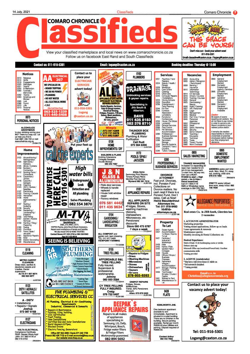Comaro Chronicle 14 July 2021 page 7