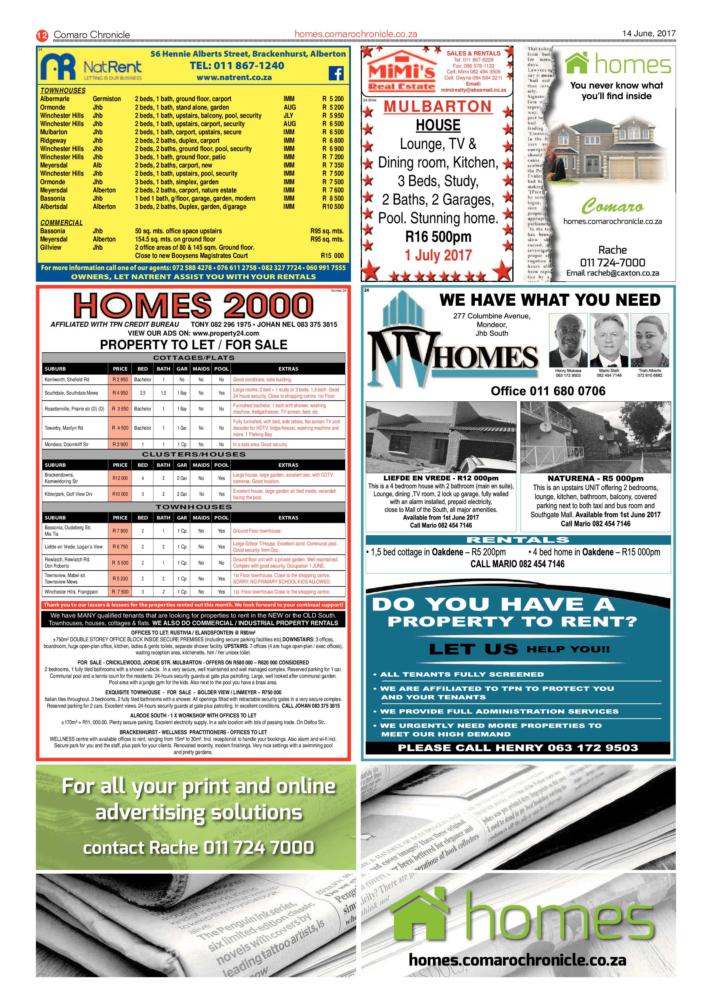 Comaro Chronicle 14 June 2017 page 12