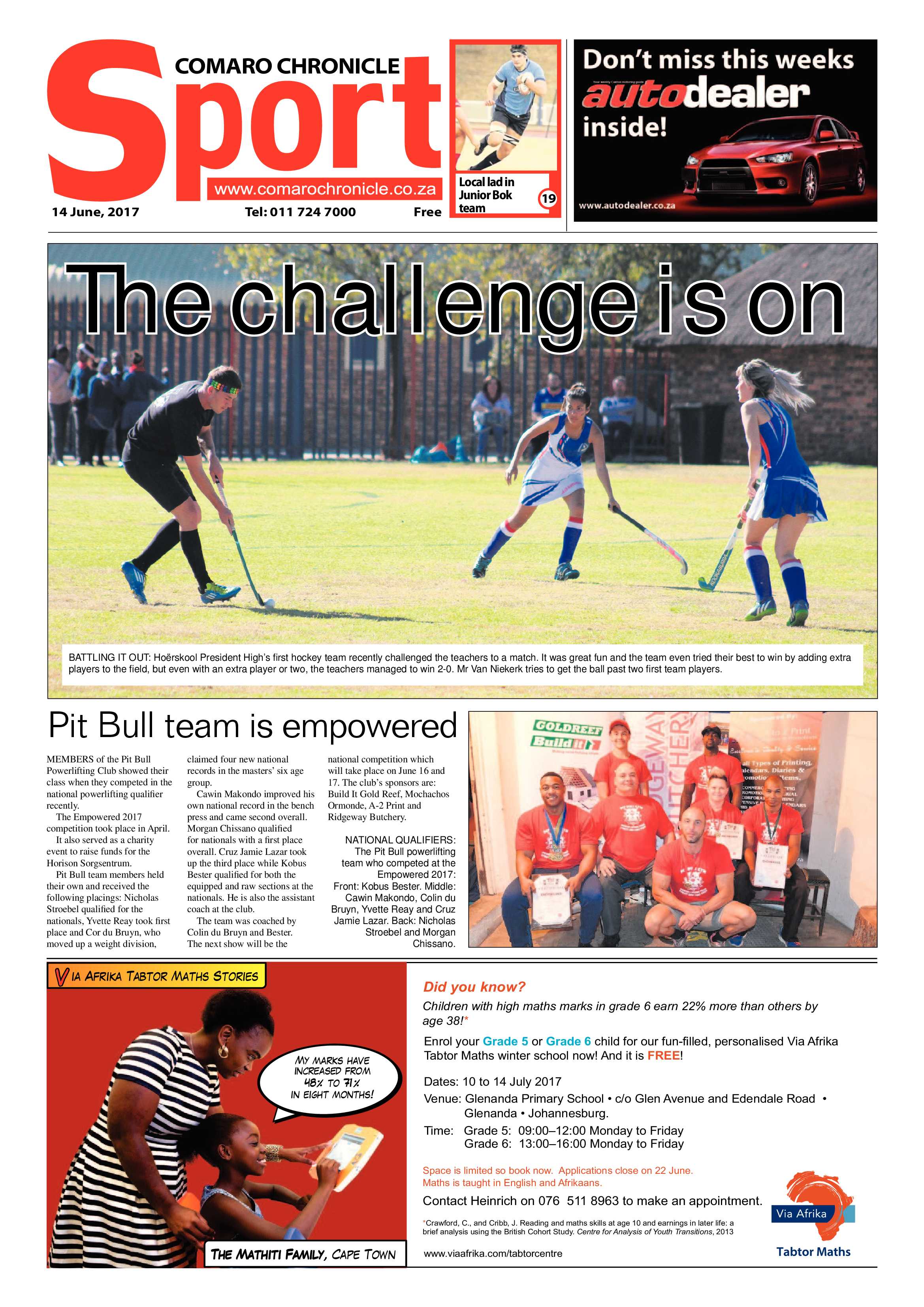 Comaro Chronicle 14 June 2017 page 20